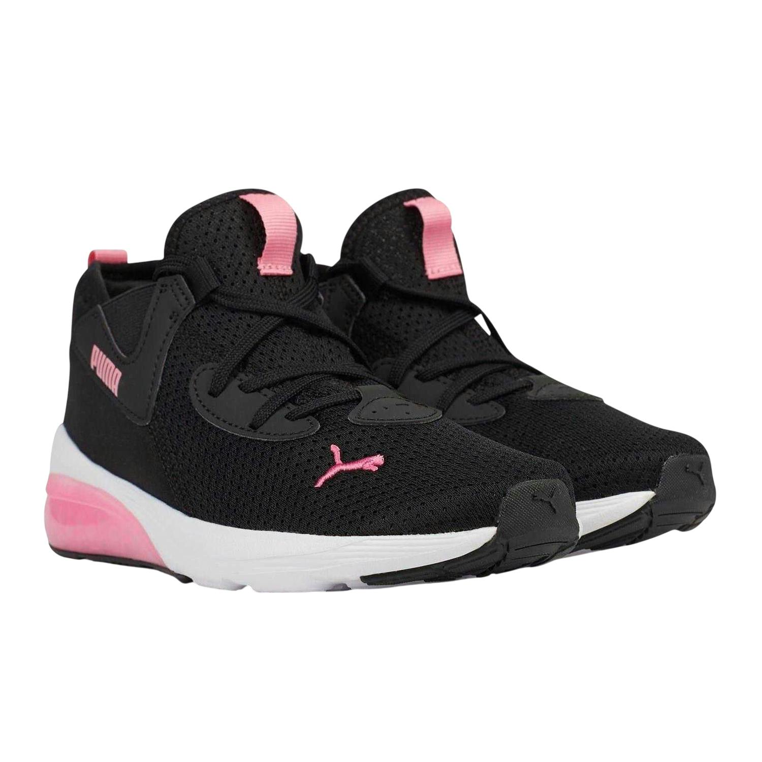 Puma Girls Black/Pink Cell Vive Evo Trainers - 1 Uk