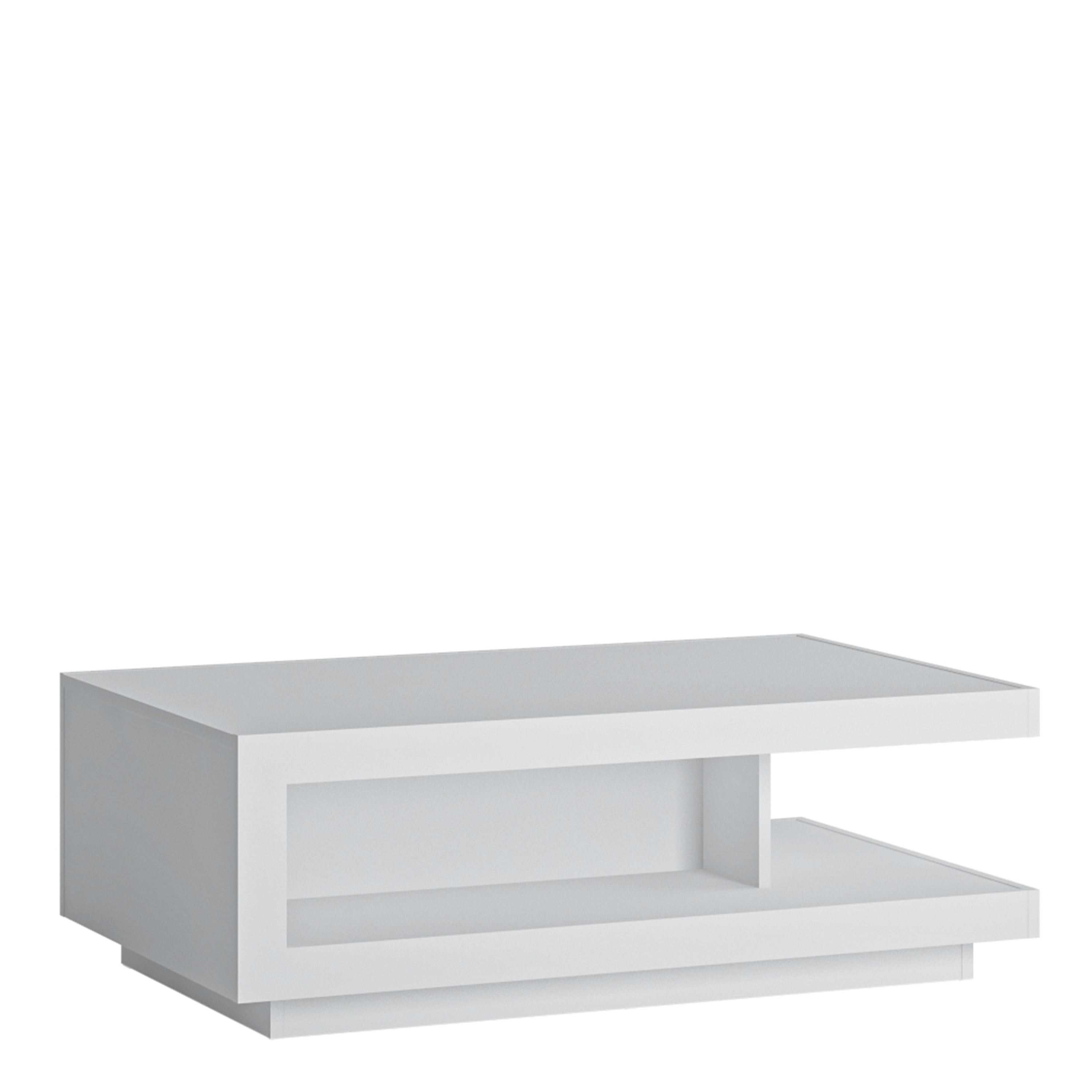 Furniture To Go Unisex White Lyon Designer Coffee Table In - Image 4