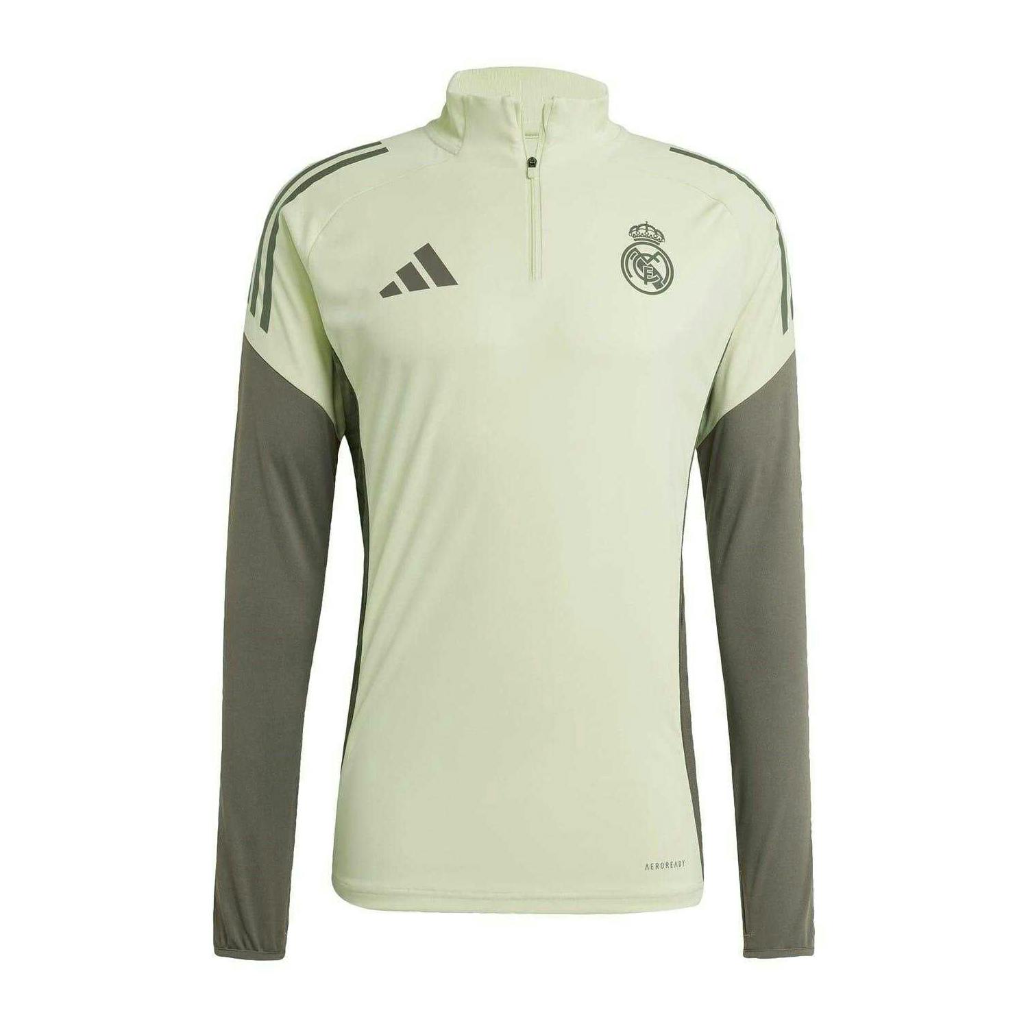 Adidas Men's Green Real Madrid Cf Training Track Top - L - 100% Polyester