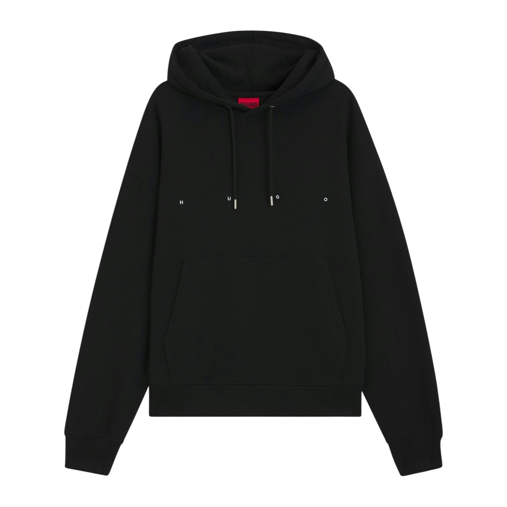 Hugo Unisex Black Adult Doland Hoodie - S - 100% Cotton