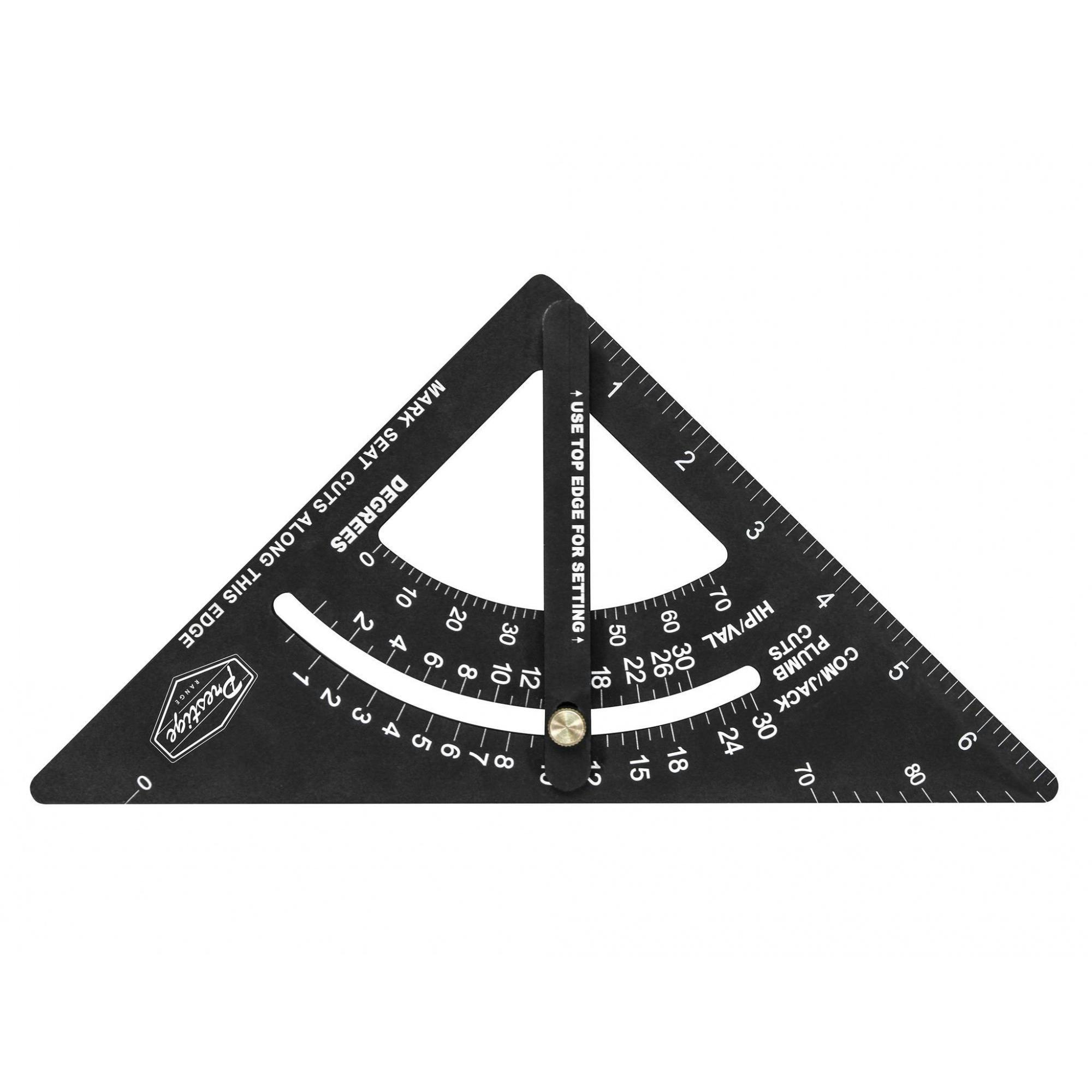 Faithfull Black Prestige Adjustable Quick Roofing Square - Multi Colour - Multi Colour - 180Mm (7In)