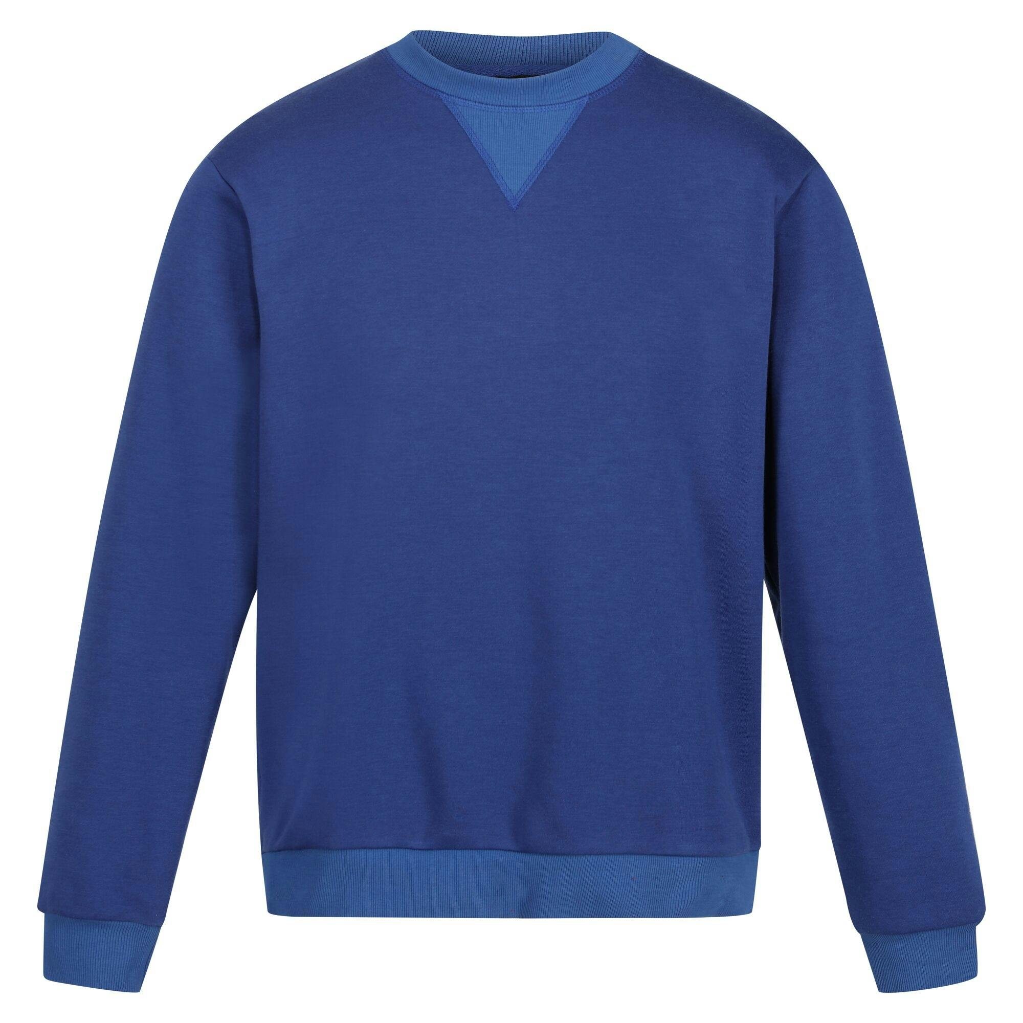 Regatta Men's Professional Crew Neck Sweatshirt - New Royal - New Royal - Xxl - 65% Polyester/35% Cotton