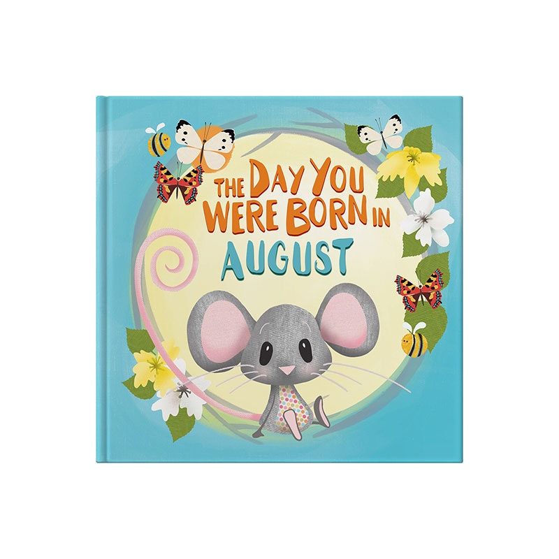 From You To Me The Day You Were Born In August Newborn Gift Book