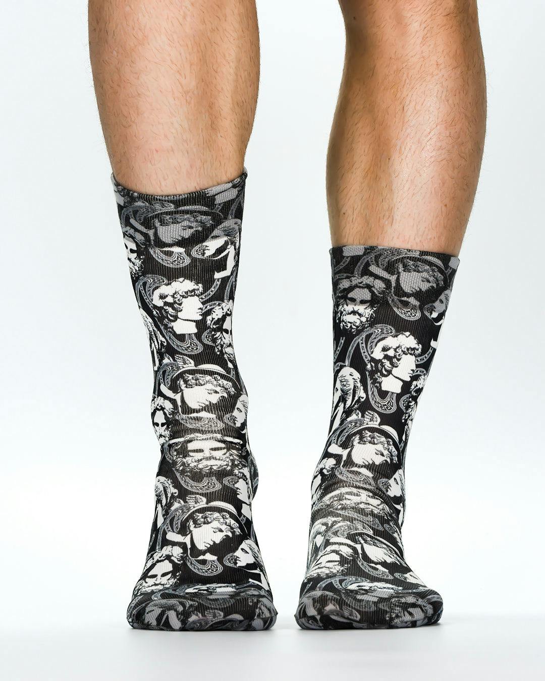 Jemsox Men's Green Mythology Theme Socks | Bold, Legendary & All-Day Comfort