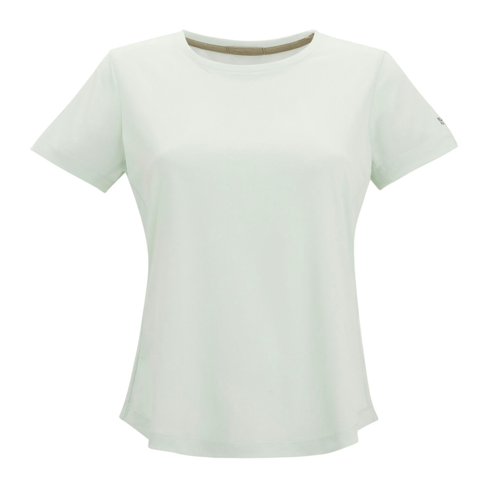 Regatta Women's Mindo Insect Repellent Short-Sleeved T-Shirt - Ocean Mist - 18 Uk - Ocean Mist - 70% Polyester/30% Recycled Polyester