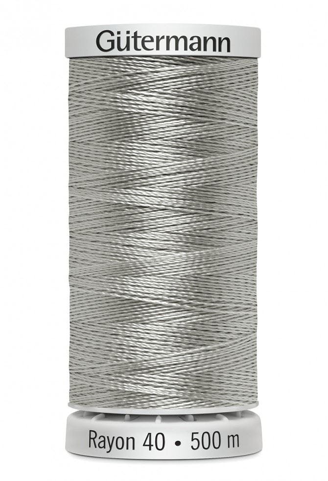 Gutermann No 40 Sulky Rayon Embroidery Thread 500M Rayon Thread Suitable For Embroidery - 1236 - 500 Metres