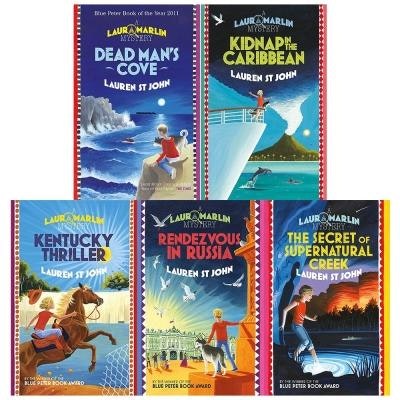 Orion Boys Laura Marlin Mysteries Series Book Set - Rendezvous In Russia Kidnap In The Caribbea.. Size 5