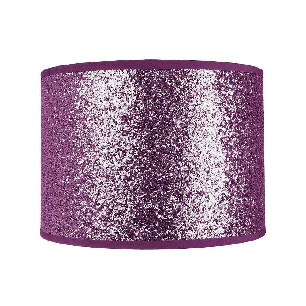 Rackhams Purple Modern And Designer Bright Glitter Fabric Pendant/Lamp Shade 25Cm Wide