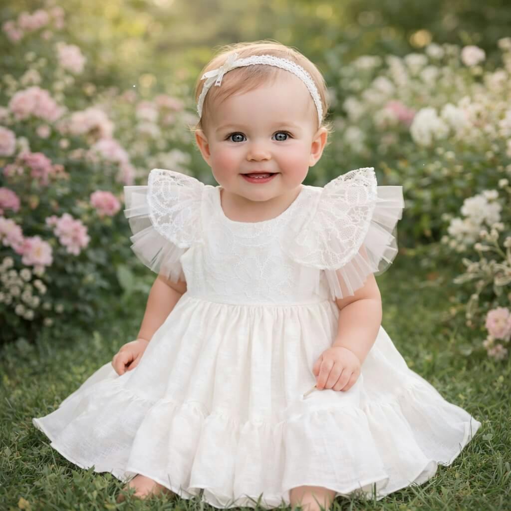 Uk Flower Girl Boutique Girls Uk Flower Boutique Baby Helena Dress - 2/3 Years