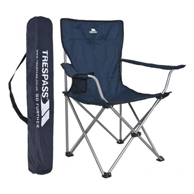Trespass Settle Folding Chair - Navy - Image 2