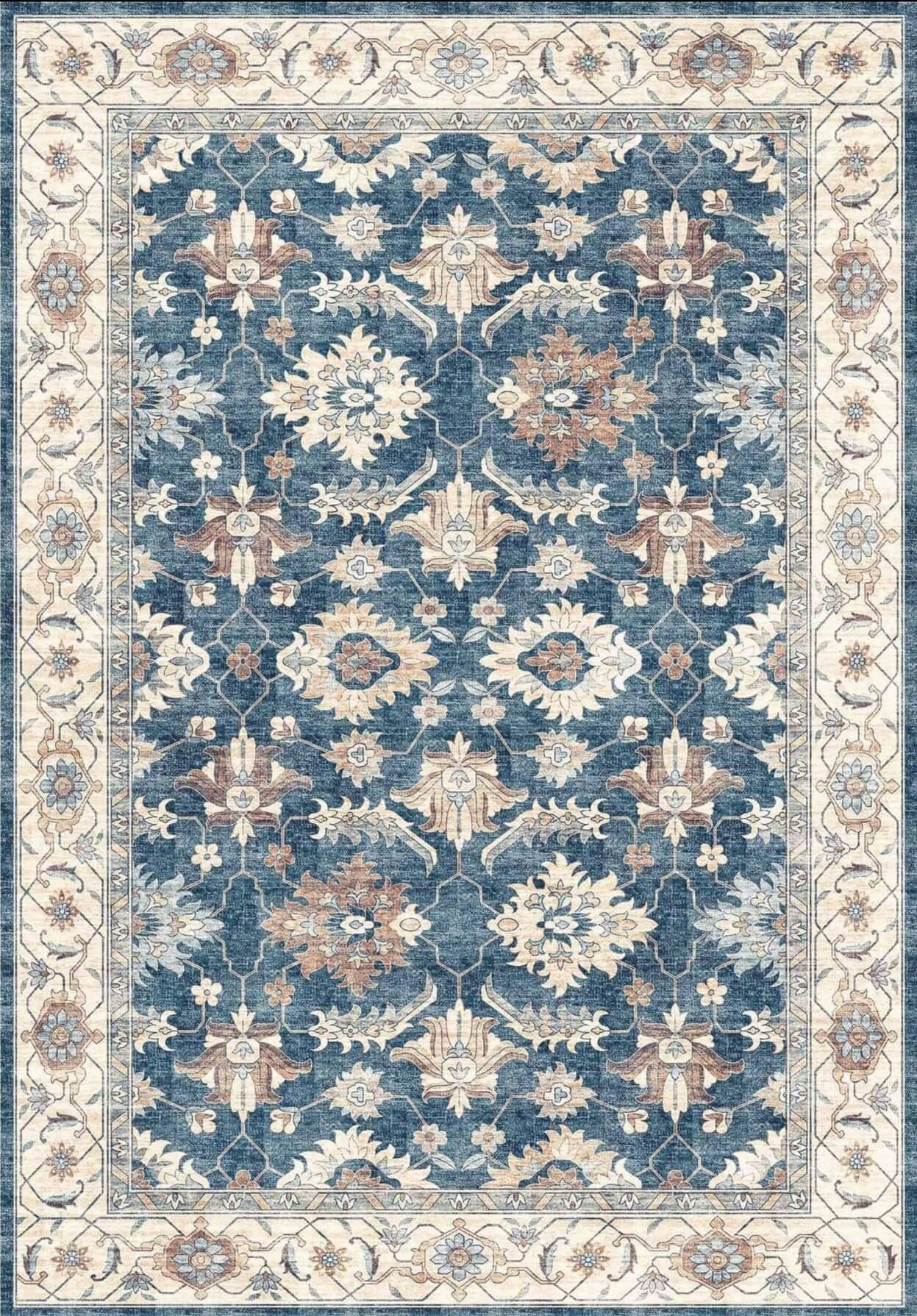 The Rugs Jurdar Vintage Washable Rug - 120X160 Cm