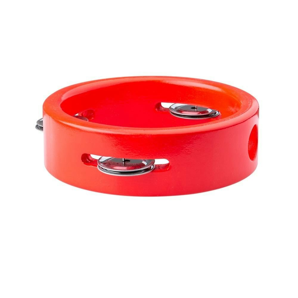 Bigjigs Toys Red Mini Tambourine