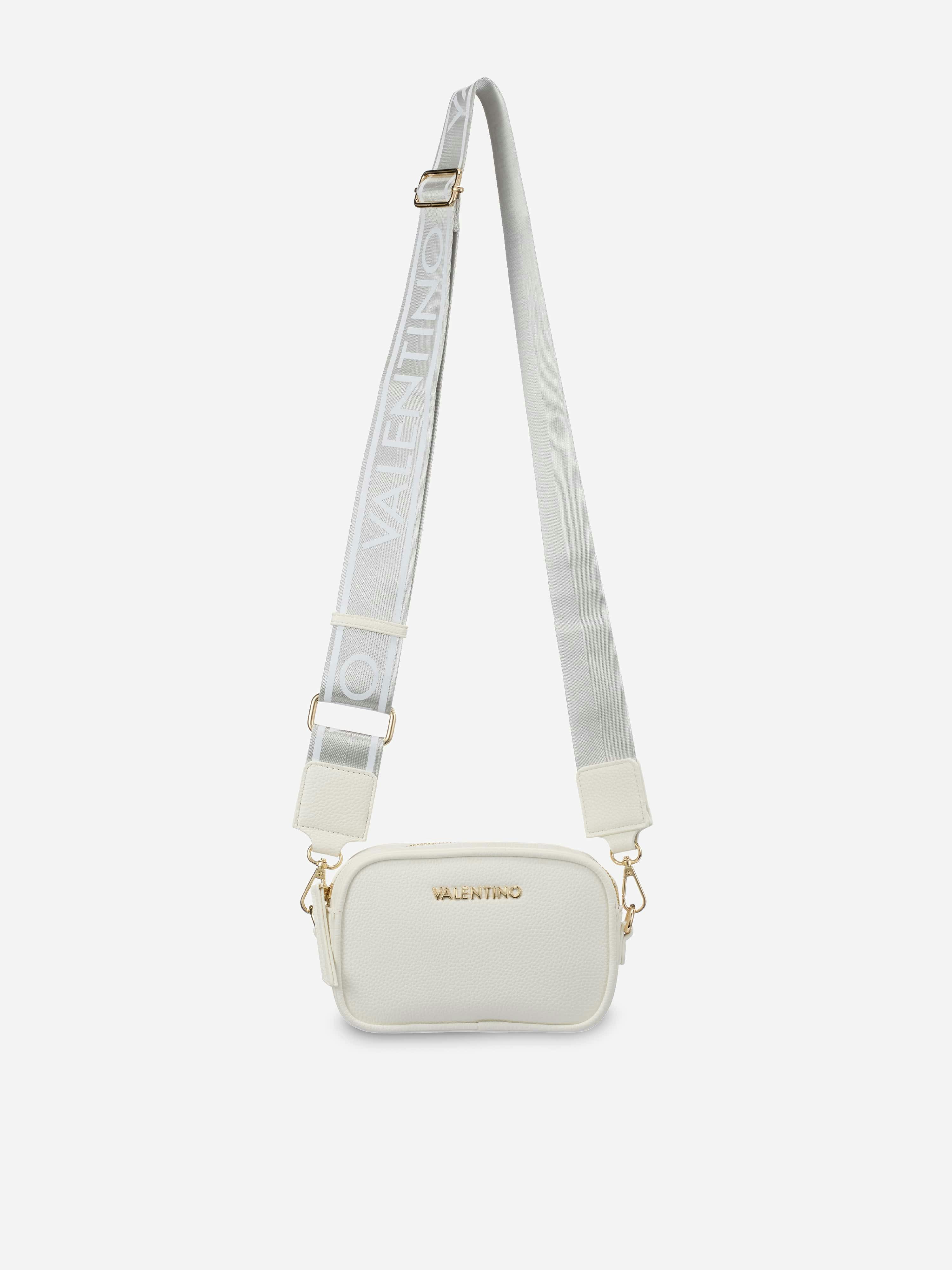 Valentino White Miramar Crossbody Bag In (20Cm) - One Size