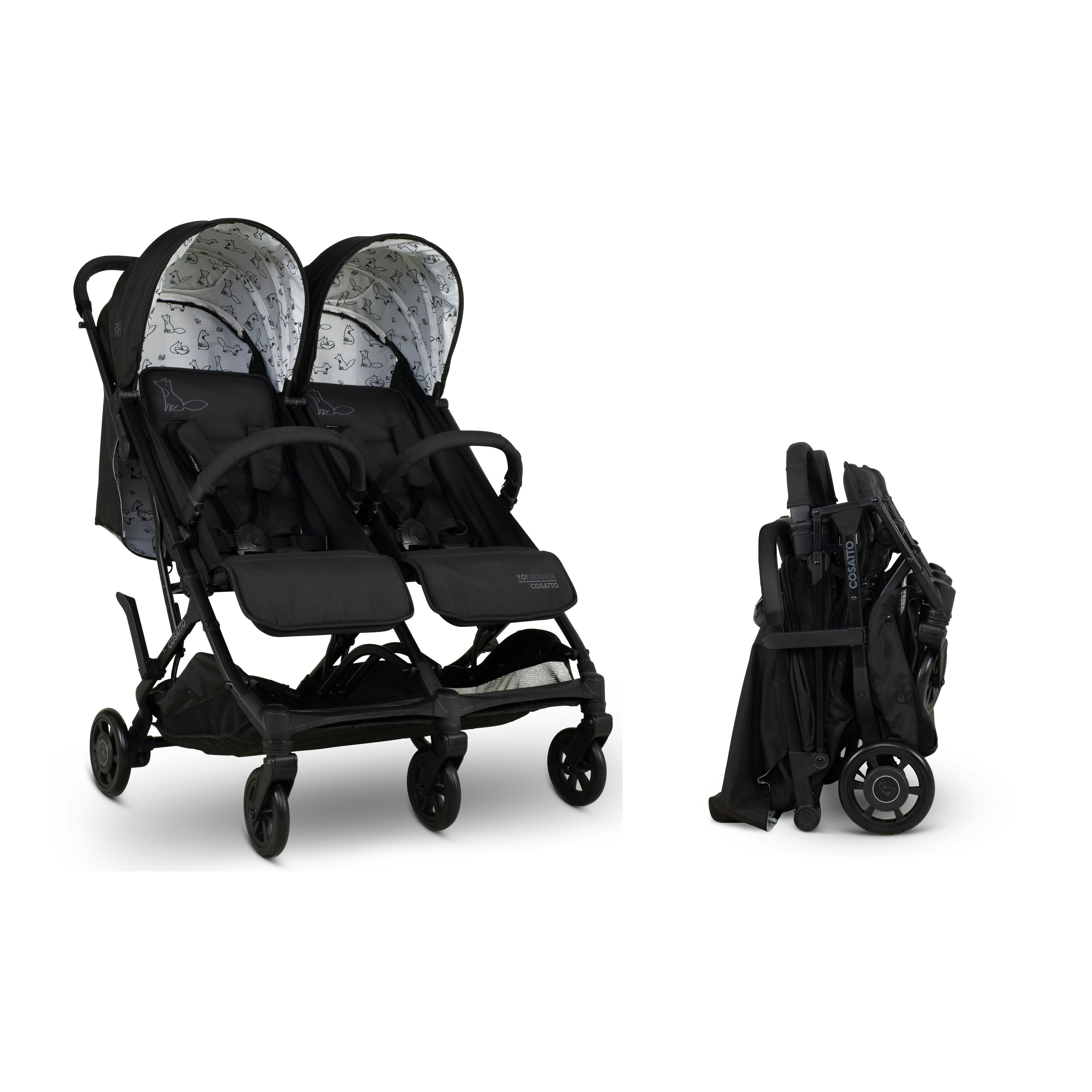 Cosatto Yo! Double Stroller Foxed