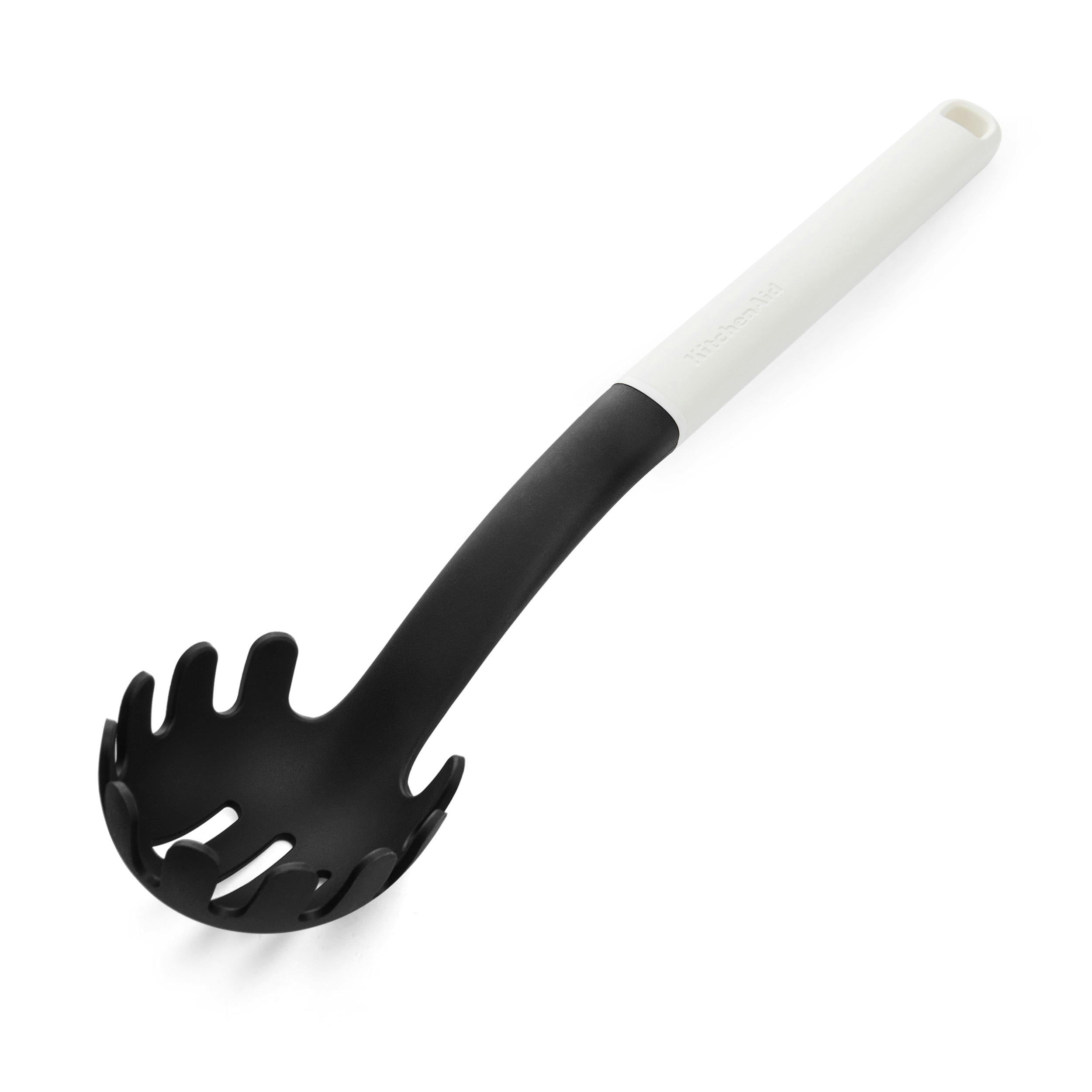 Rackhams White Pasta Server, Porcelain 34Cm - Nylon - Pasta Servers