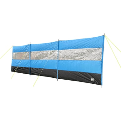 Olpro Blue Compact Vision Windbreak With Steel Poles, Pegs & Carry Bag (500Cm X 150Cm)