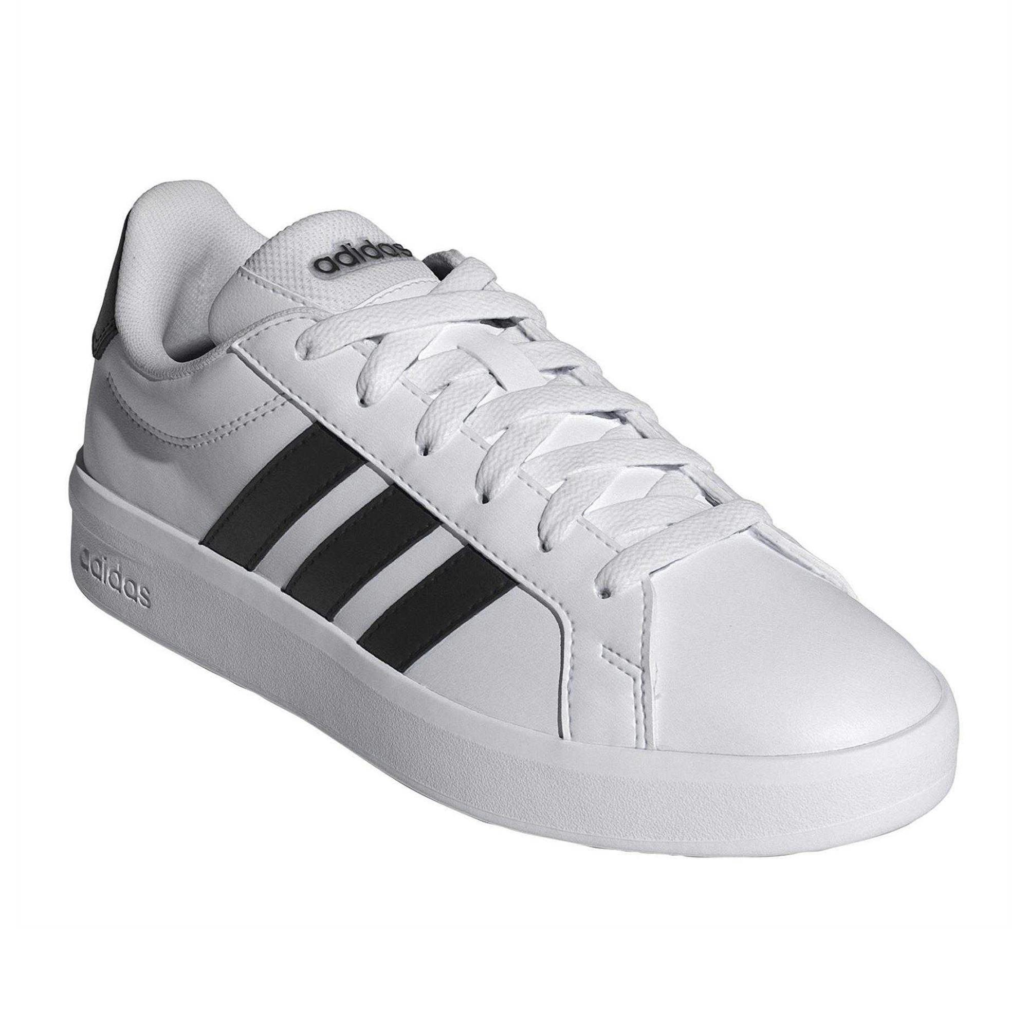 Adidas Women's White/Black / Grand Court 2.0 Flat Trainers - 3 Uk - 100% Mixed