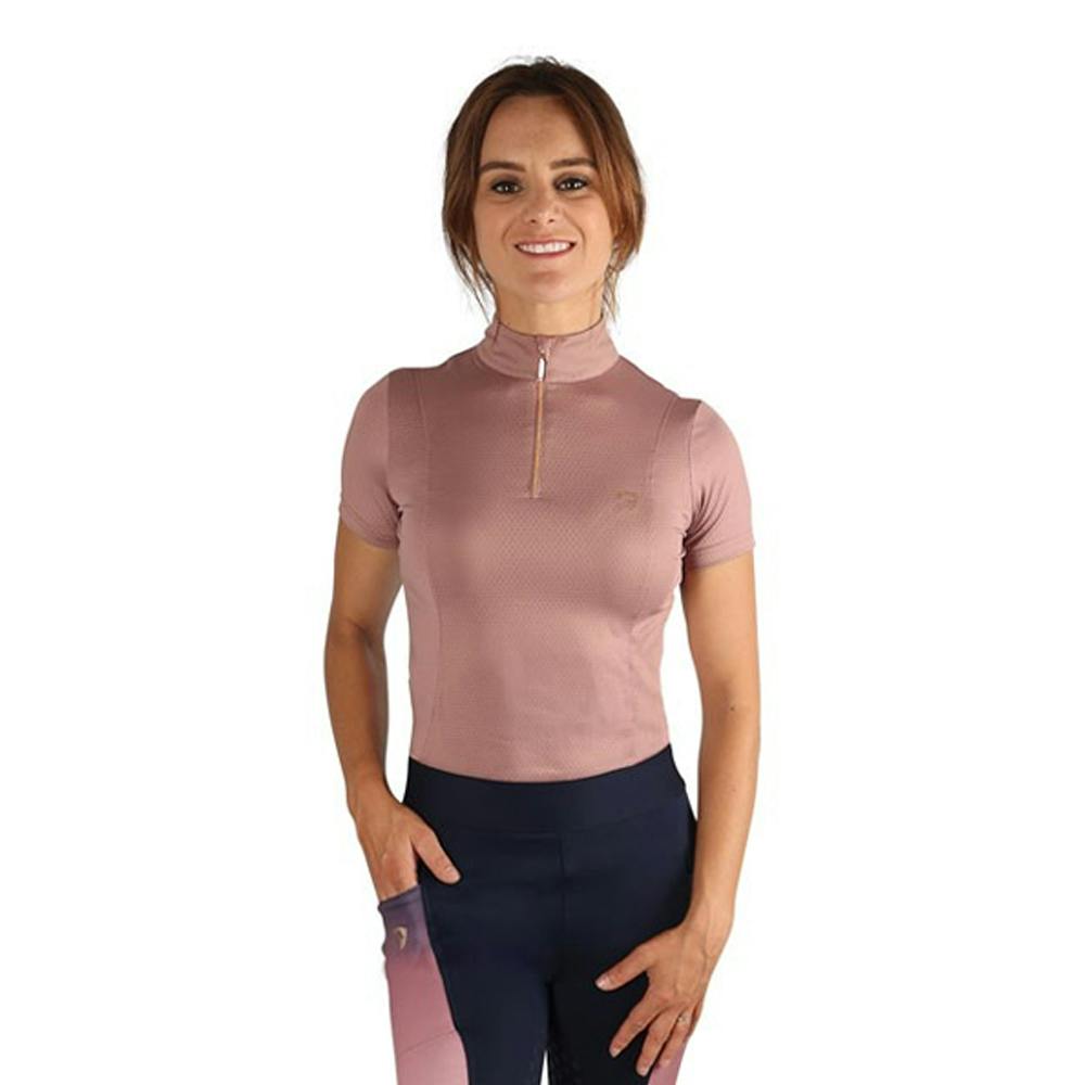 Hyfashion Women's Elevate Horse Racing Shirt - Rose - M - Rose