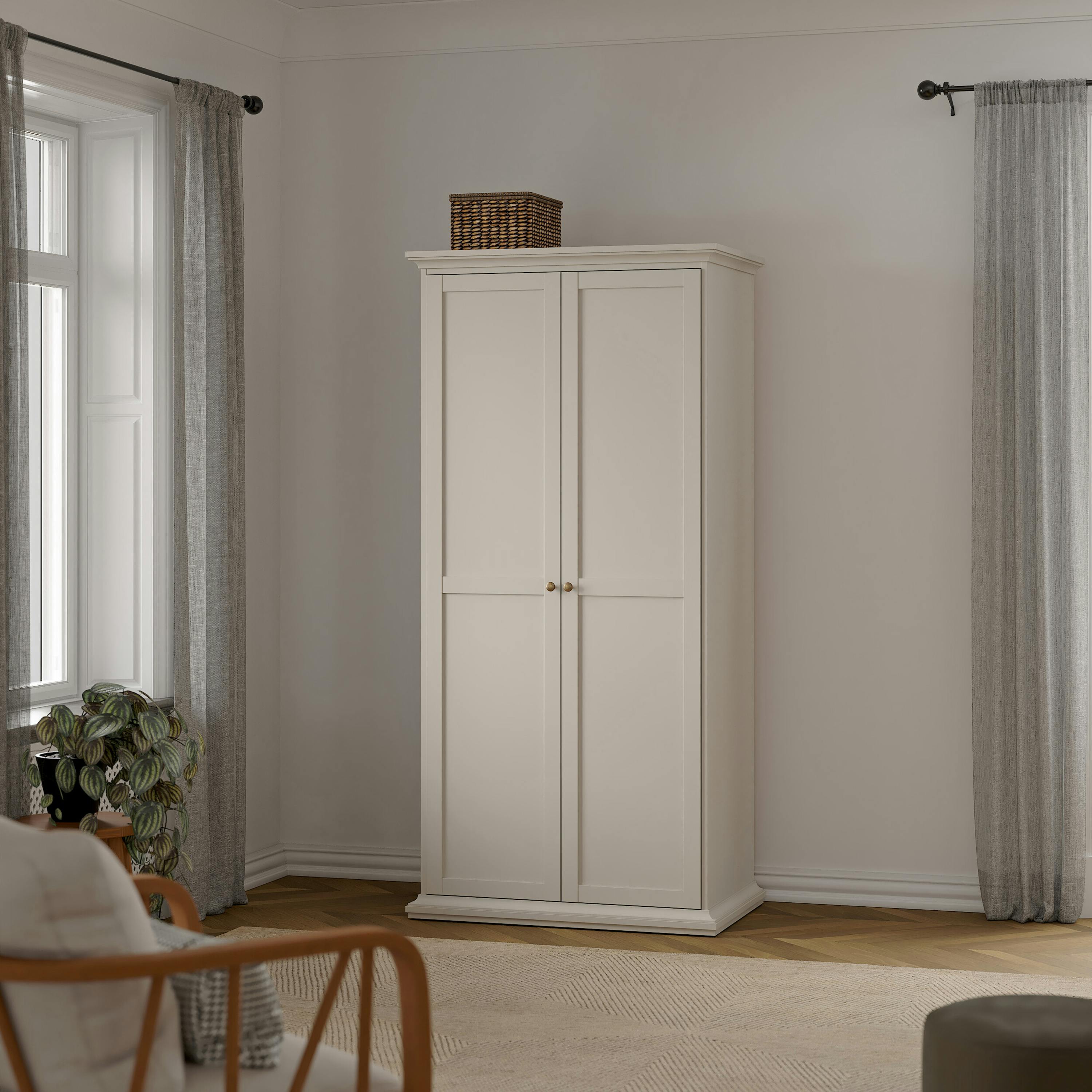 B&Q - Paris Wardrobe With 2 Doors In Cashmere - Image 2