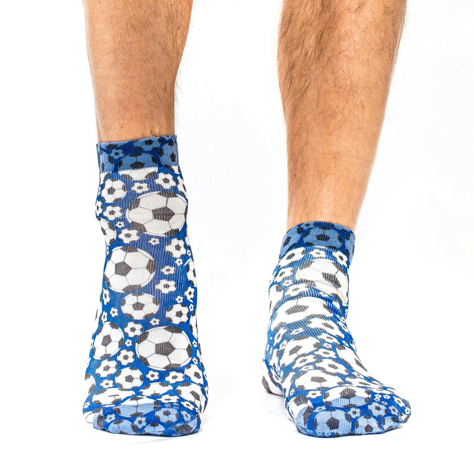 Jemsox Blue Football Sneaker Socks | Sporty Style & Low-Cut Comfort