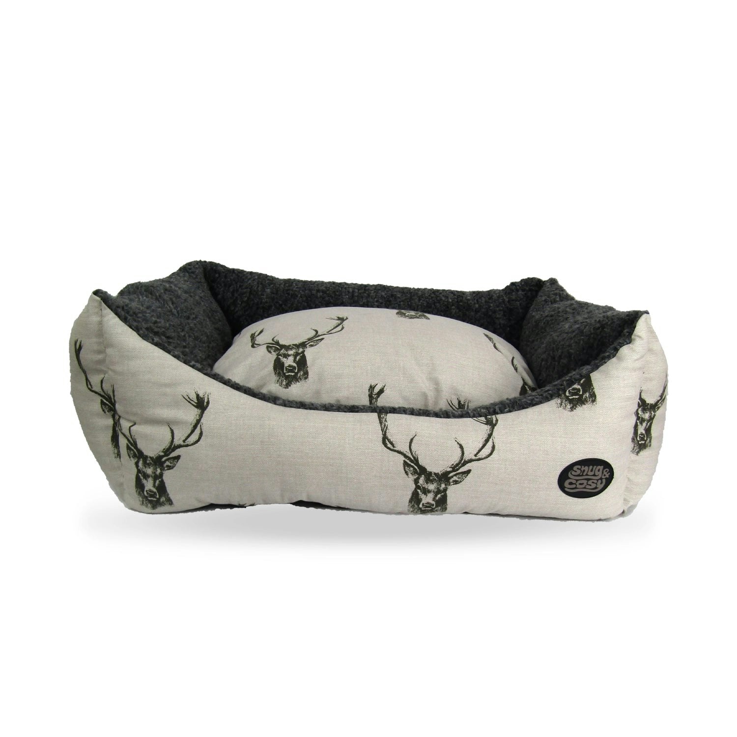 Snug And Cosy Pets Stylish Stag Dog Bed Designs - Large 30"