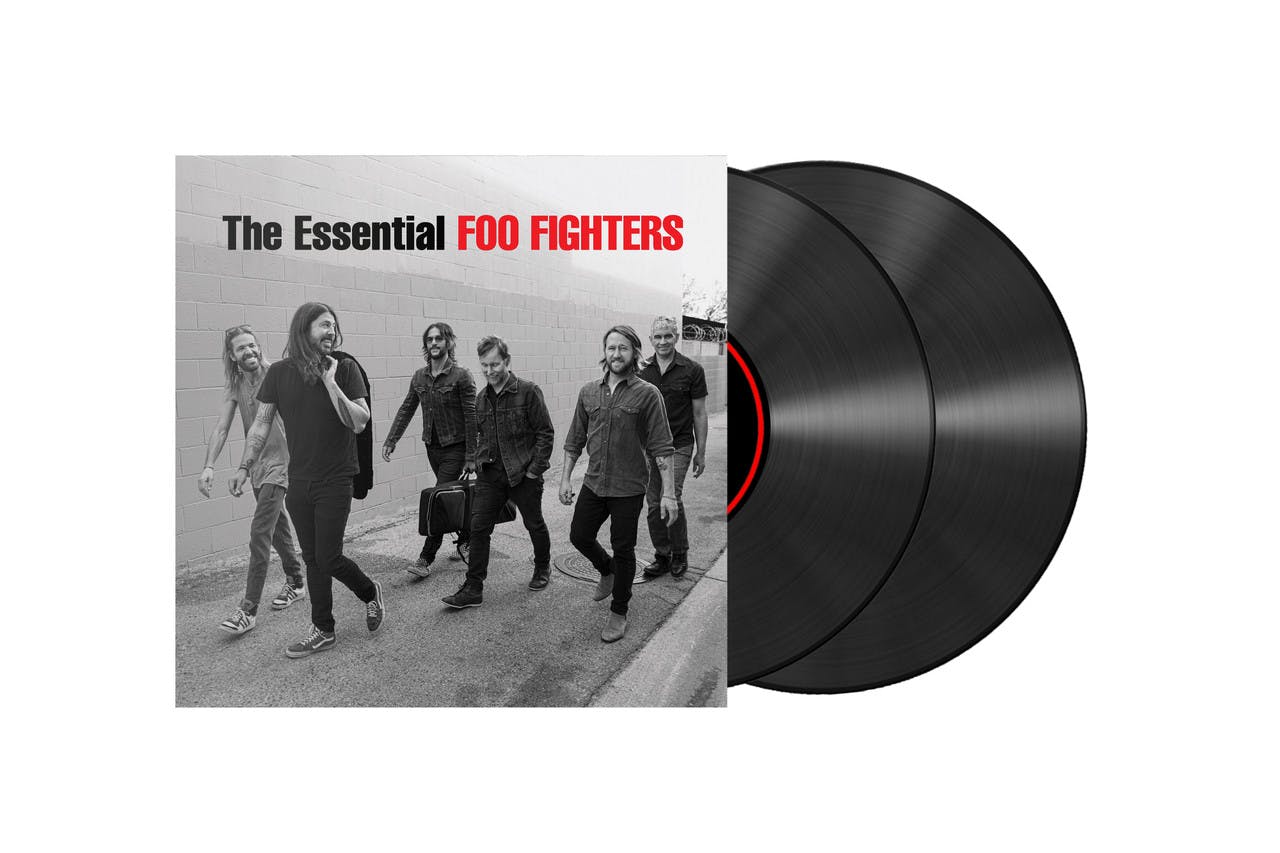 Eyesore Merch Black Foo Fighters 'The Essential Foo Fighters' 2Lp Vinyl