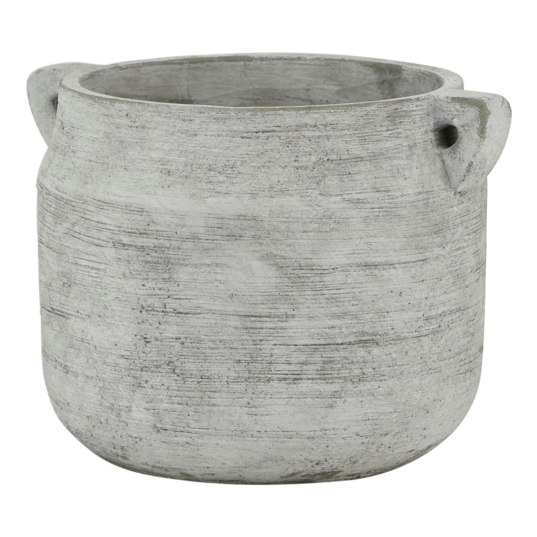 Hill Interiors White Athena Hydria Plant Pot - 15Cm X 18Cm X 21Cm - 100% Mixed