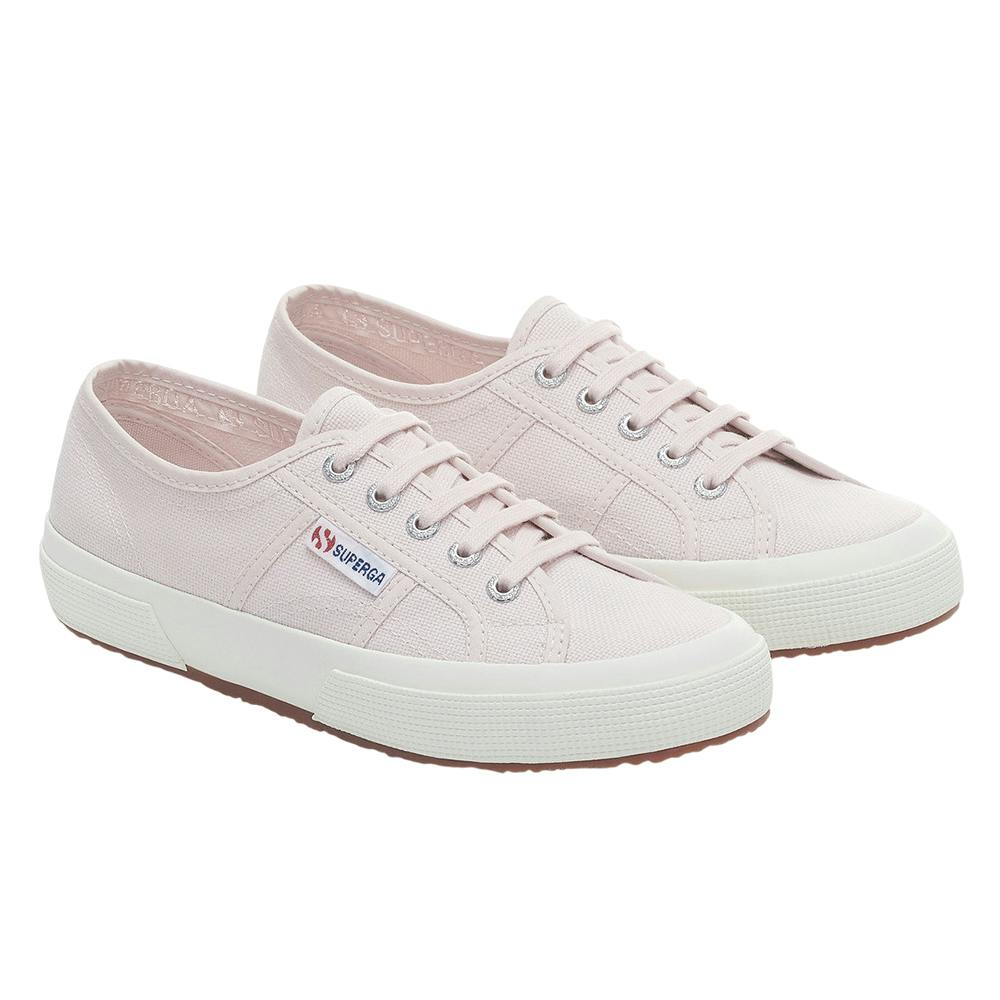 Superga Women's 2750 Cotu Classic Vegan Trainers - Pinkish / Avorio - 7 Uk - Pinkish/Avorio - 100% Mixed