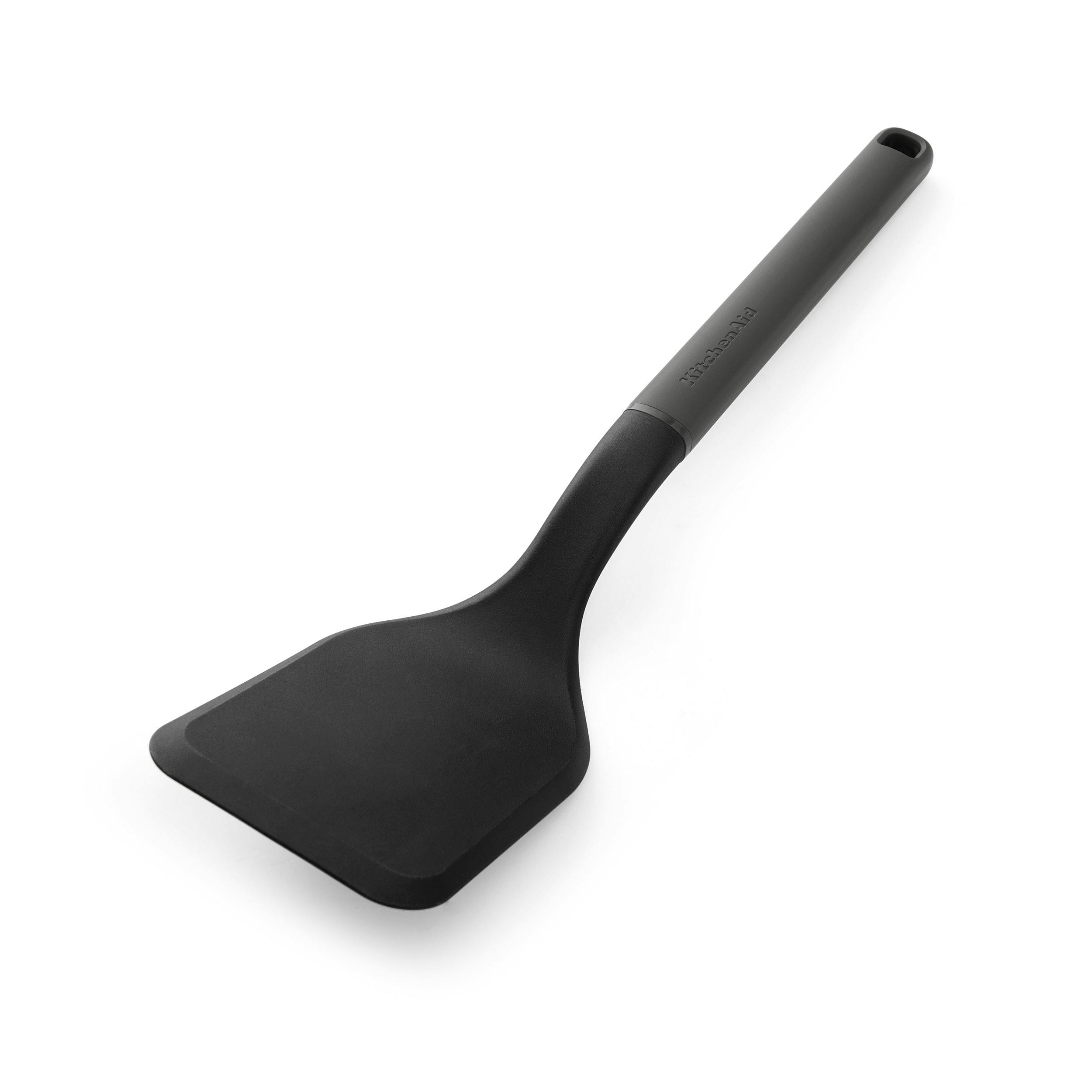 Rackhams Grey Solid Turner, Charcoal 34Cm - Nylon - Food Turner