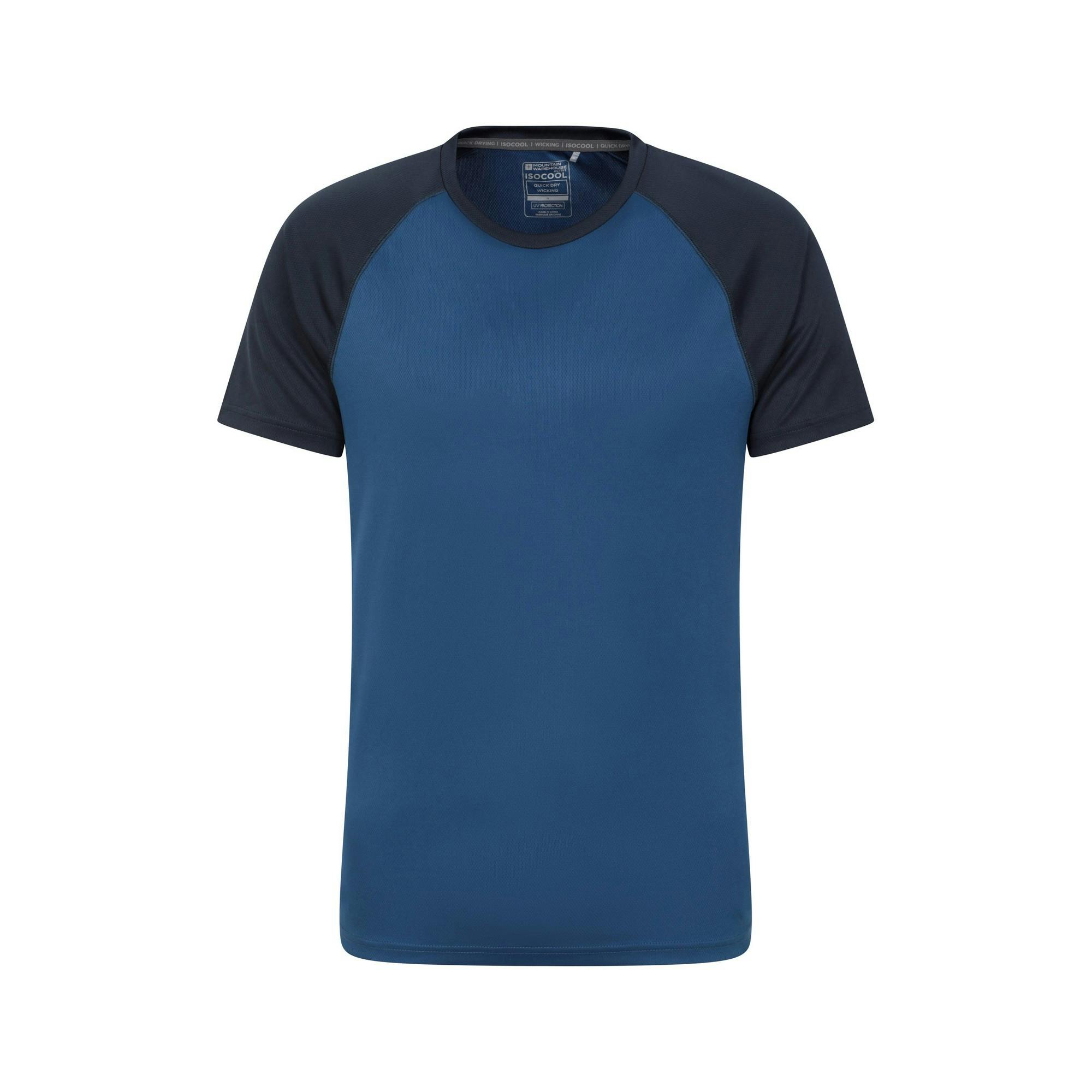 Mountain Warehouse Men's Cobalt Endurance Isocool T-Shirt - Xs - 100% Polyester