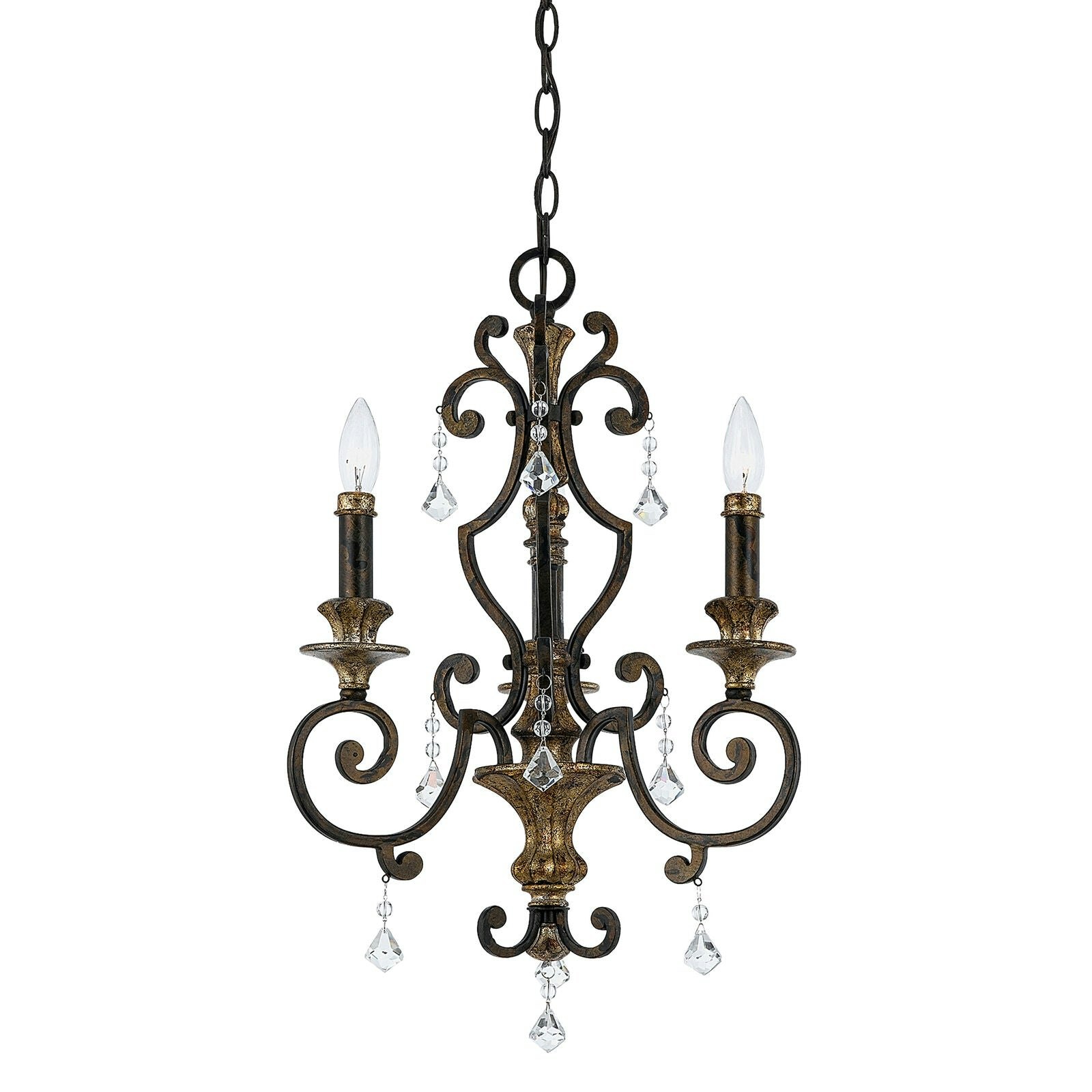 Rackhams Light Bulb Chandelier Hanging Pendant Heirloom Led E14 60W Bulb Size 3