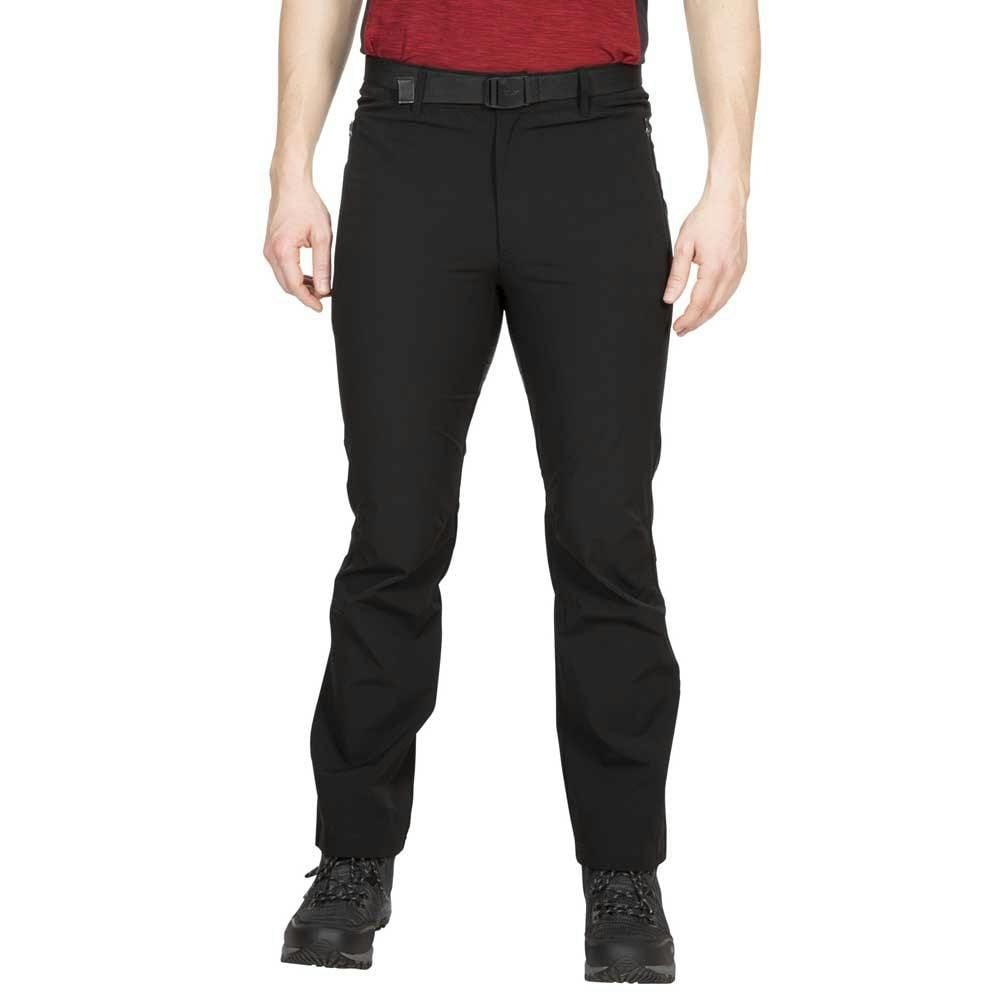 Trespass Men's Black Hartley Trousers - Xs - 85% Polyamide/15% Elastane