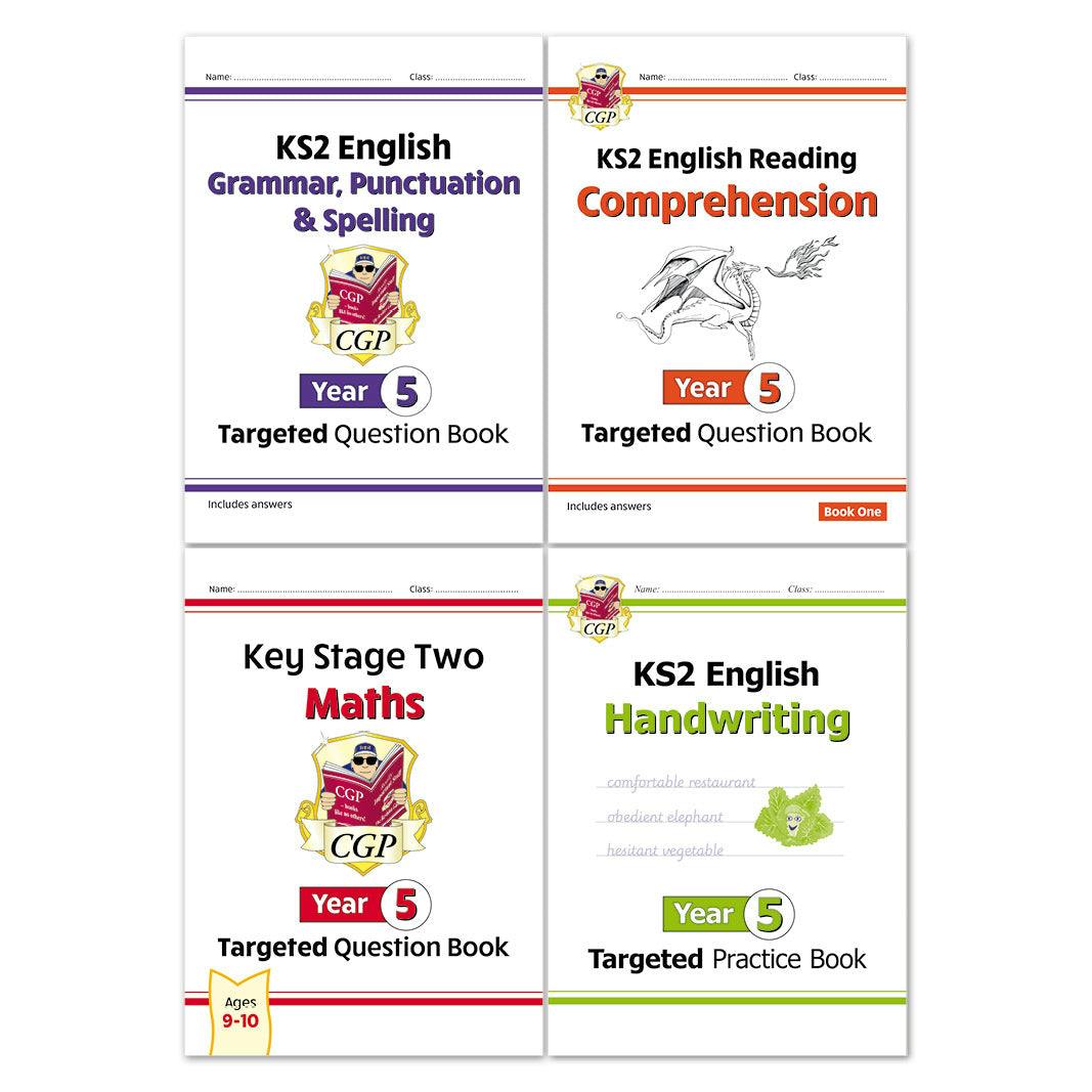 CGP KS2 (Year 5) Targeted Question and Practice Bundle 4 Books Set - Paperback - Image 4