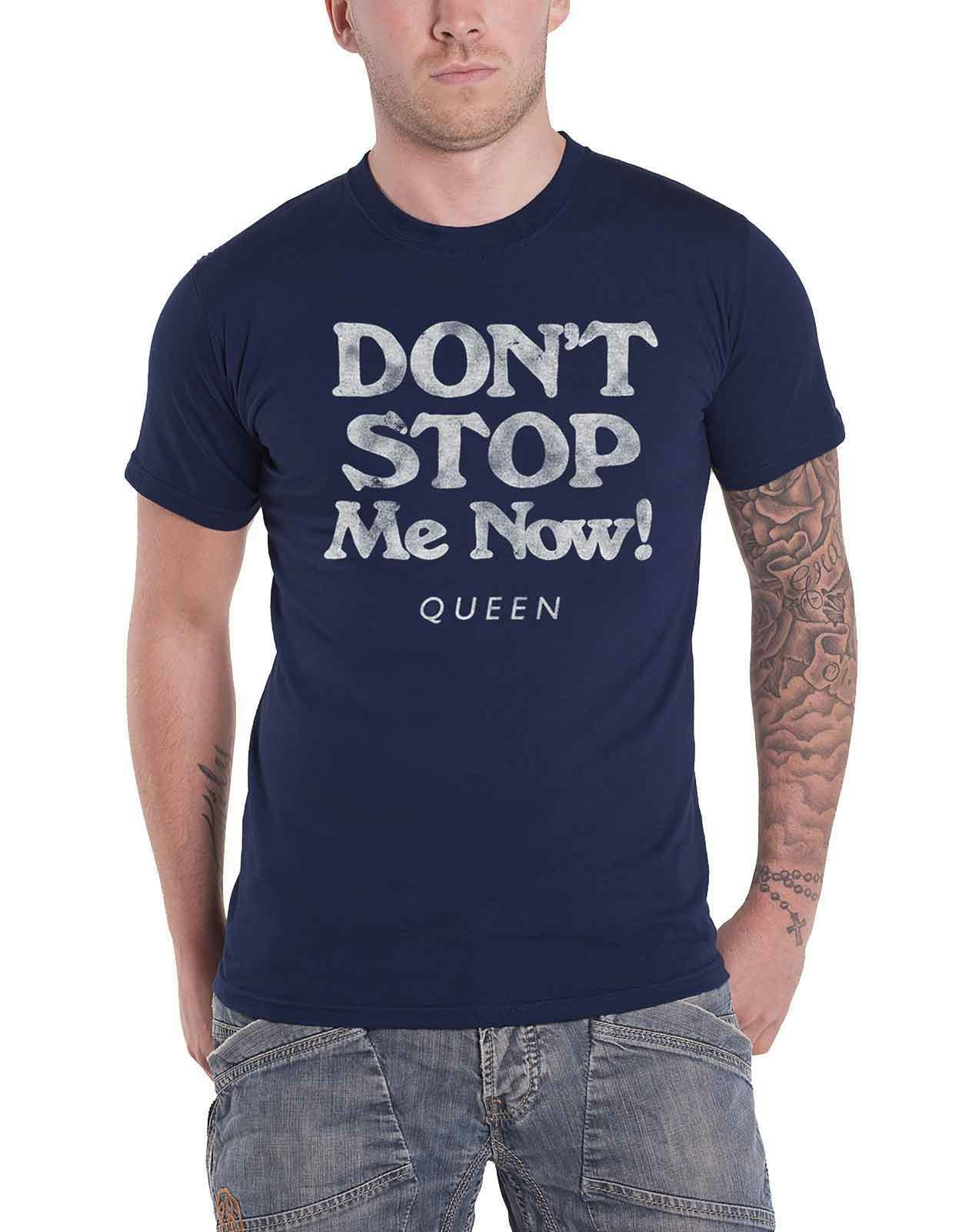 Paradiso Clothing Unisex Blue Queen Dont Stop Me Now T Shirt - Xxl