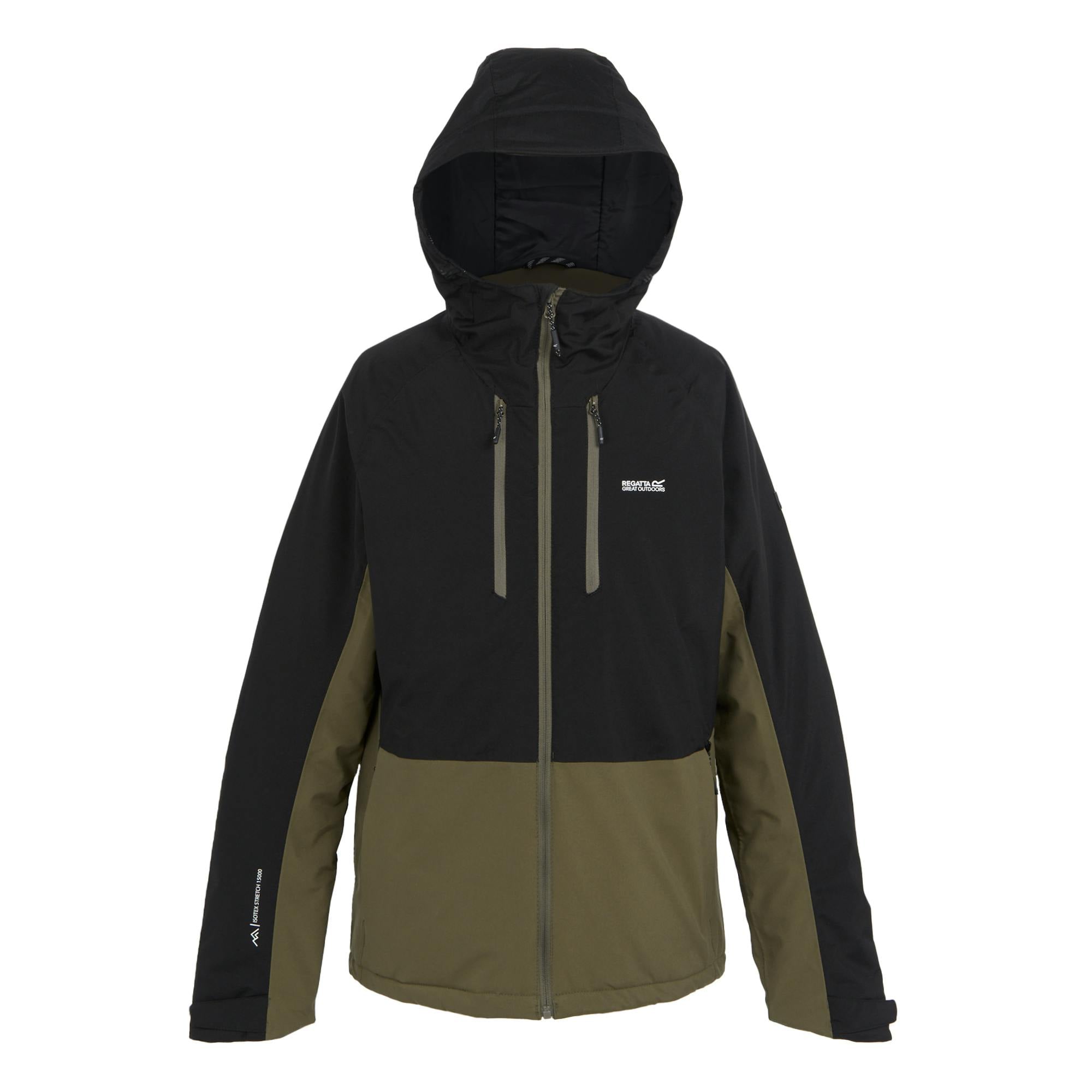Regatta Men's Black Highton Iii Stretch Padded Jacket - Crocodile/ - Crocodile/ - Xl - 100% Polyester