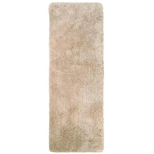 The Rugs Beige Soft Washable Shaggy Rug | Sa-02 - 67X180 Cm