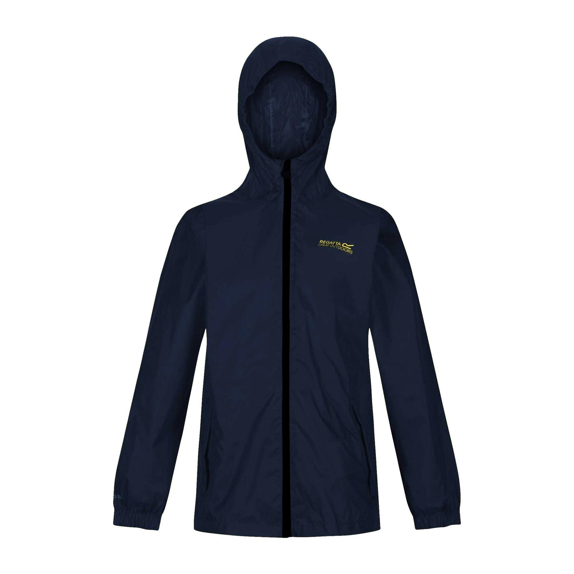 Regatta Black Great Outdoors Childrens/Kids Pack It Jacket Iii Waterproof Packaway - Midnight - 2 Years - Midnight - 100% Polyamide