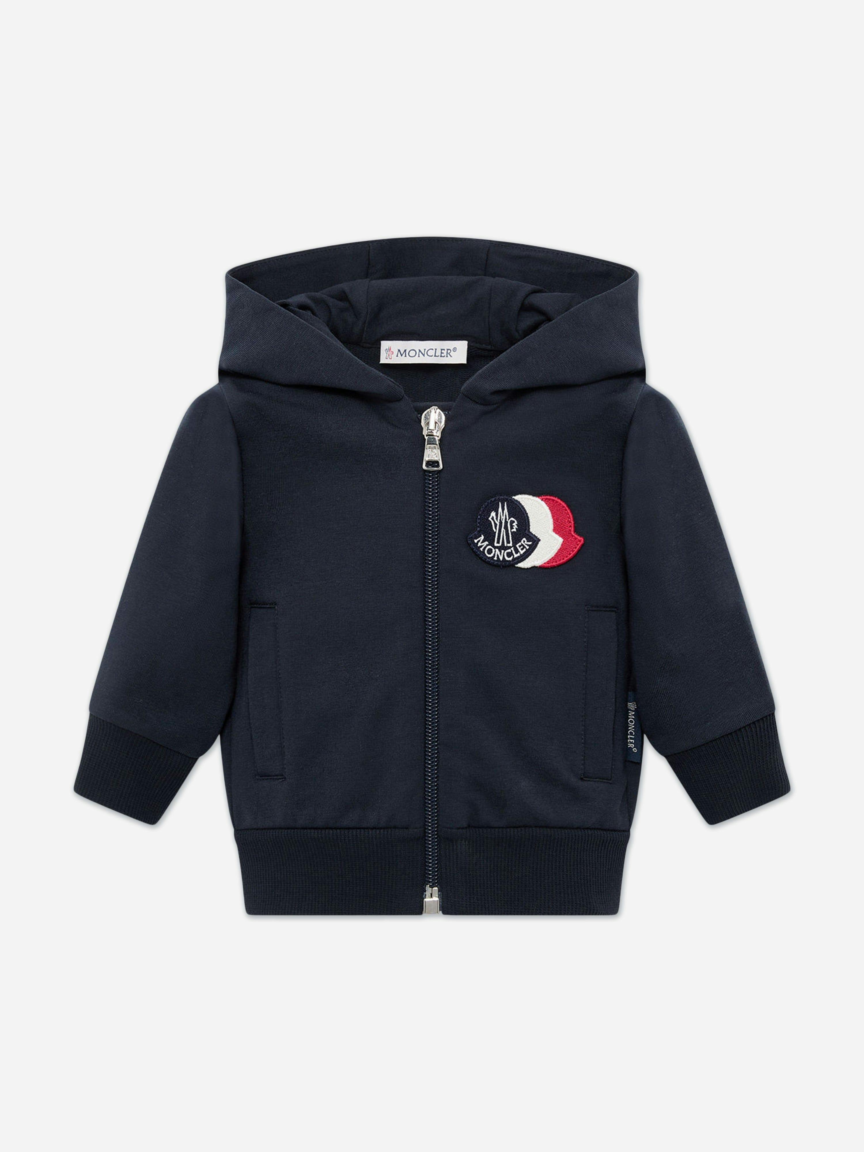 Moncler Enfant Men's Baby Boys Zip Up Hoodie In Navy - Navy - 2 Yrs