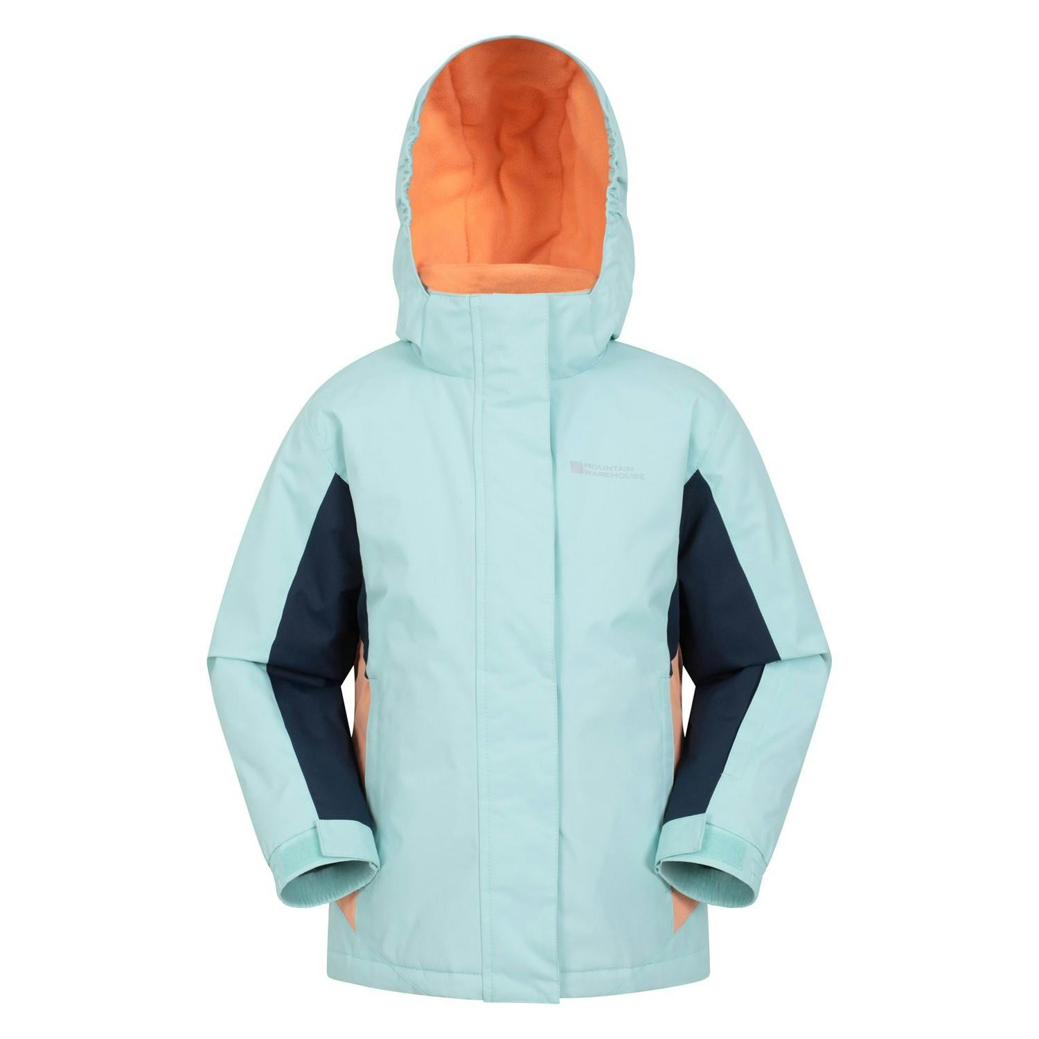 Mountain Warehouse Light Kids Honey Ski Jacket - Teal - Teal - 7-8 Years - 100% Polyester
