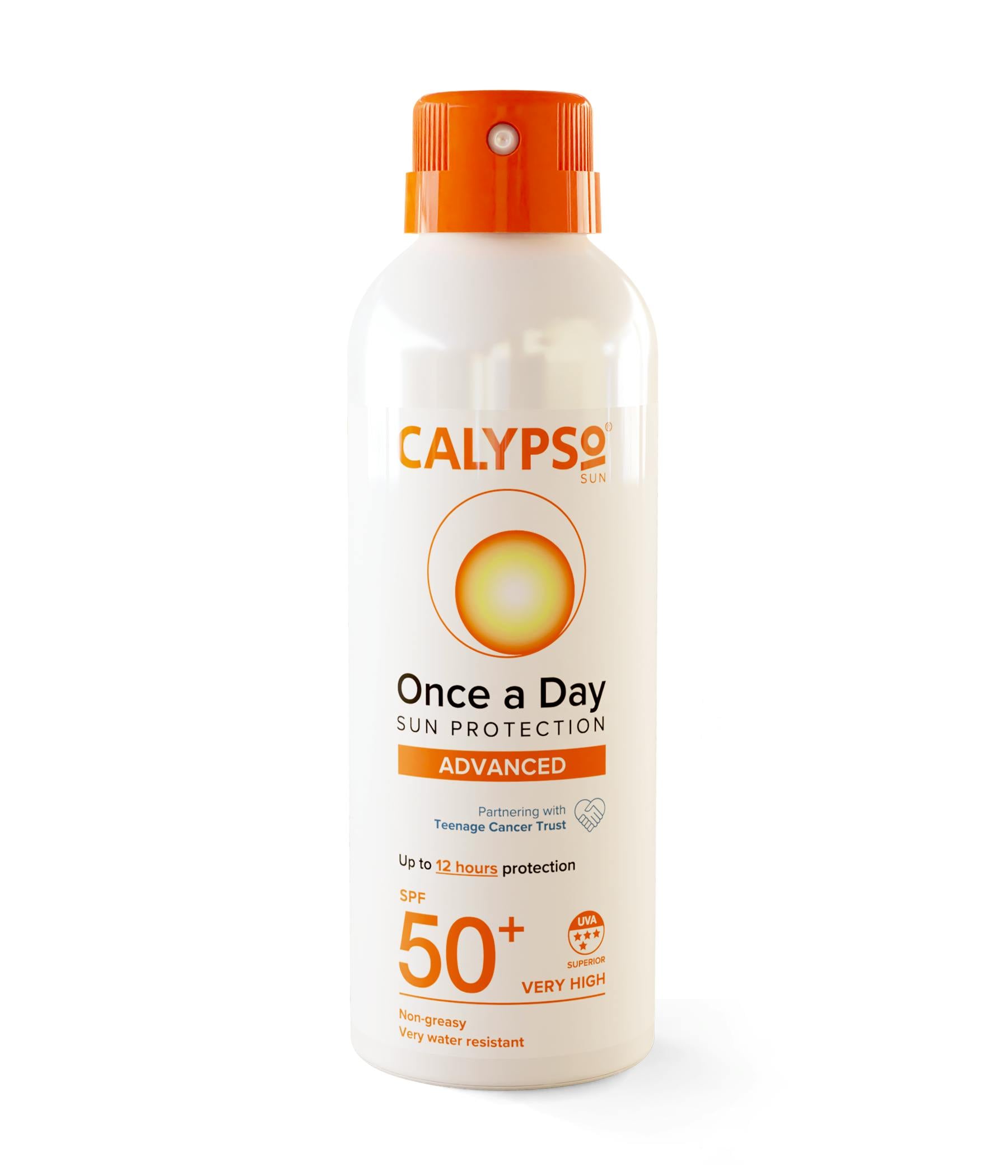 Calypso Unisex White Once A Day Sun Protection Spf50 Spray In - Image 5