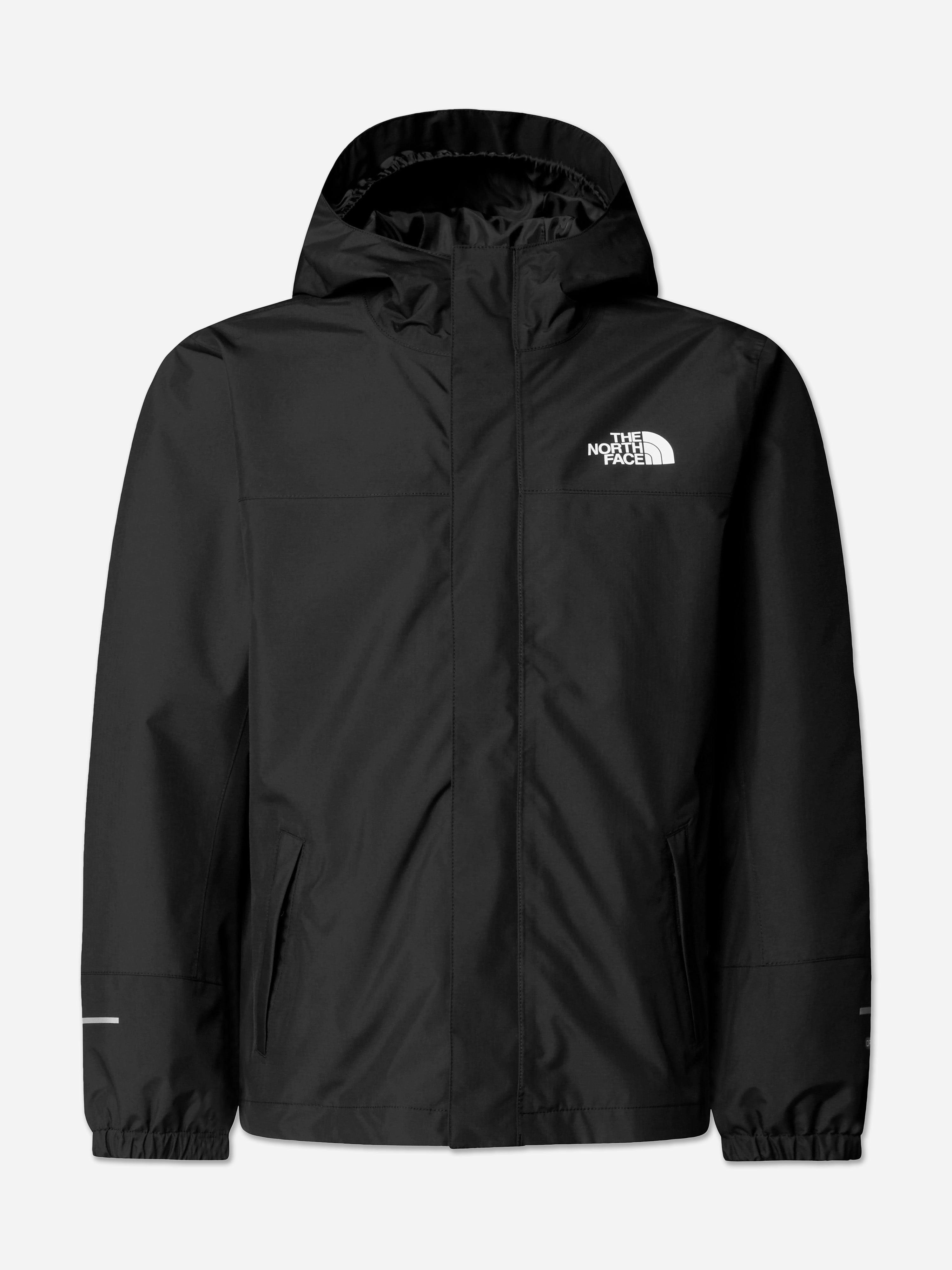 The North Face Boys Black Antora Rain Jacket In - 10 Yrs
