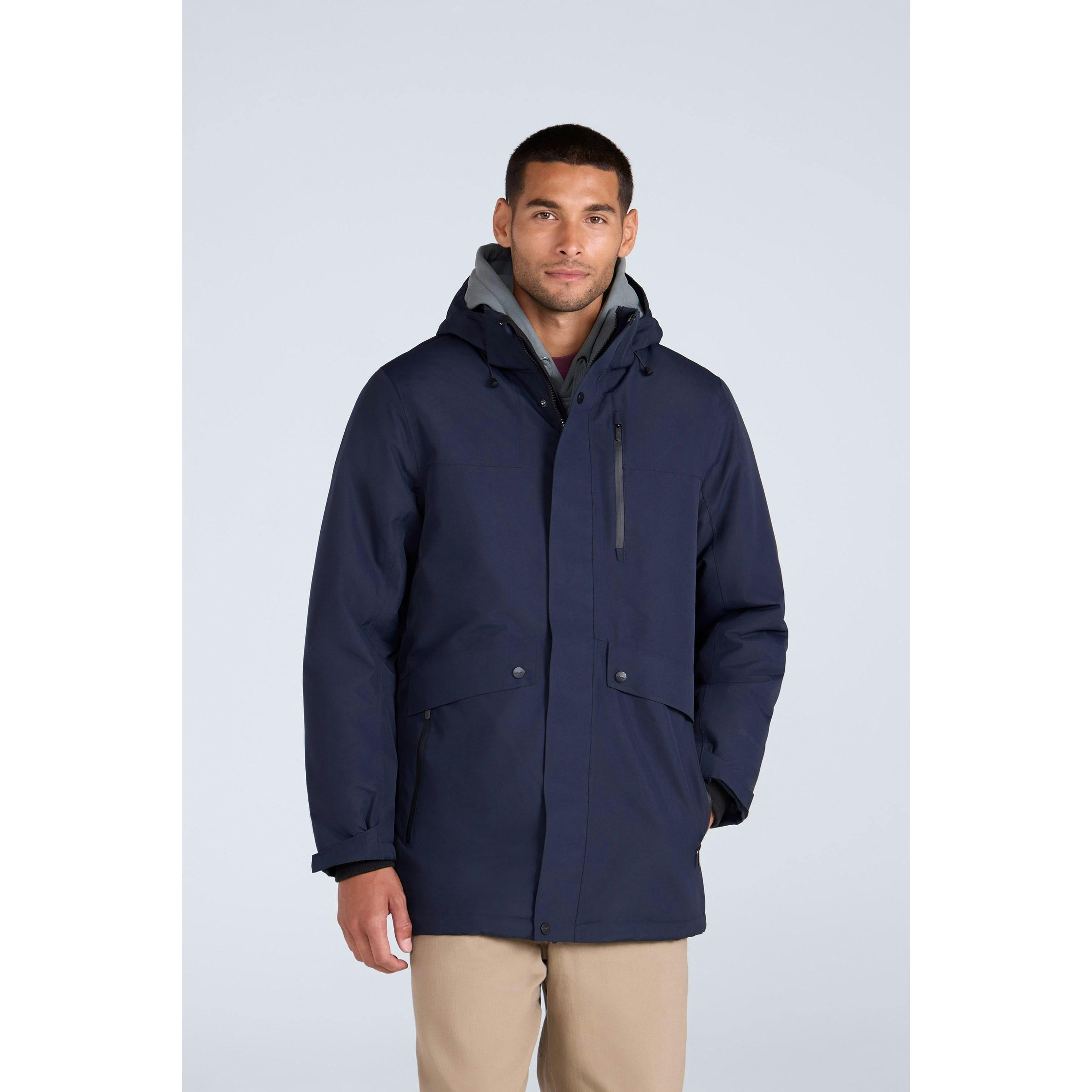 Animal Men's Lisbon Waterproof Parka - Navy - M - Navy - 100% Mixed