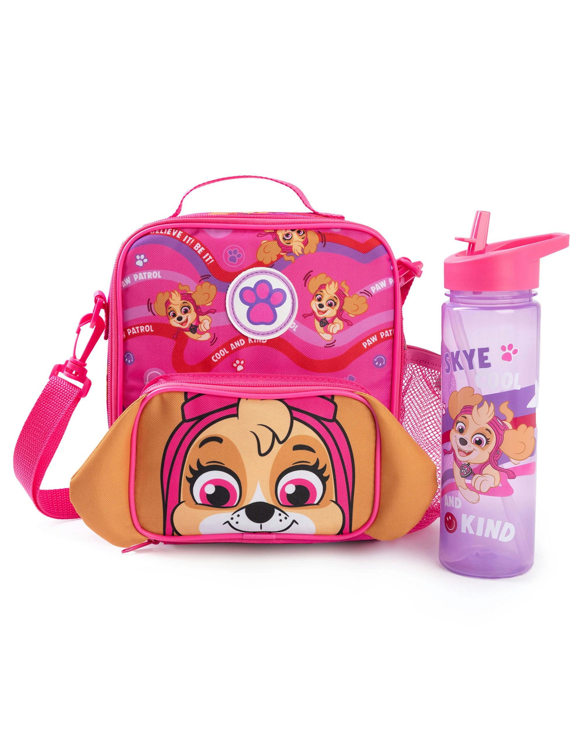 Rackhams Girls Pink Paw Patrol Cool And Kind Lunch Bag And Bottle Set (One Size)