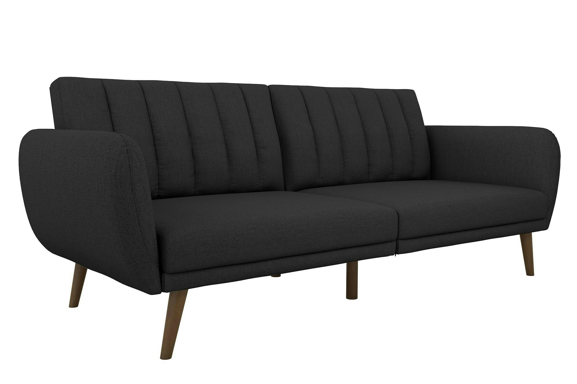 Rackhams Dark/Grey Brittany Sofa Bed In Fabric