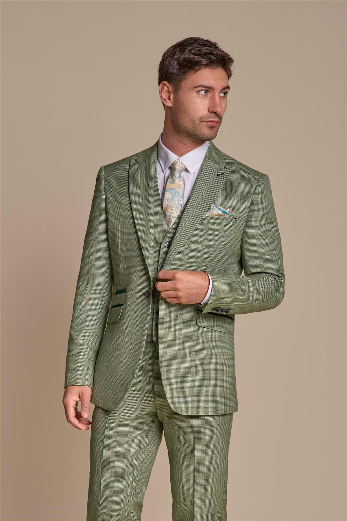 House Of Cavani Caridi Blazer Sage - 44 Inch Chest
