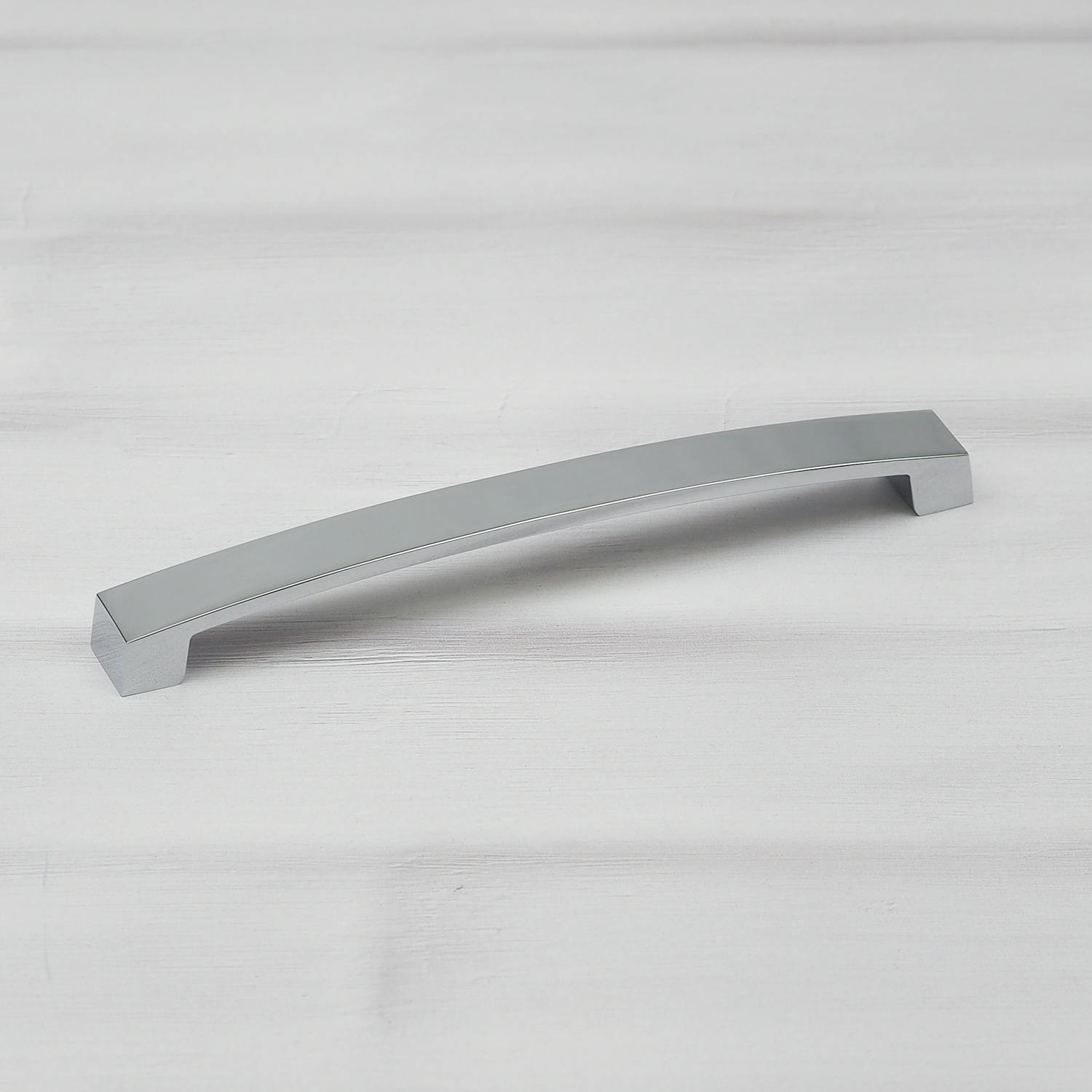 Rackhams Light 160Mm Polished Chrome Bow Handle