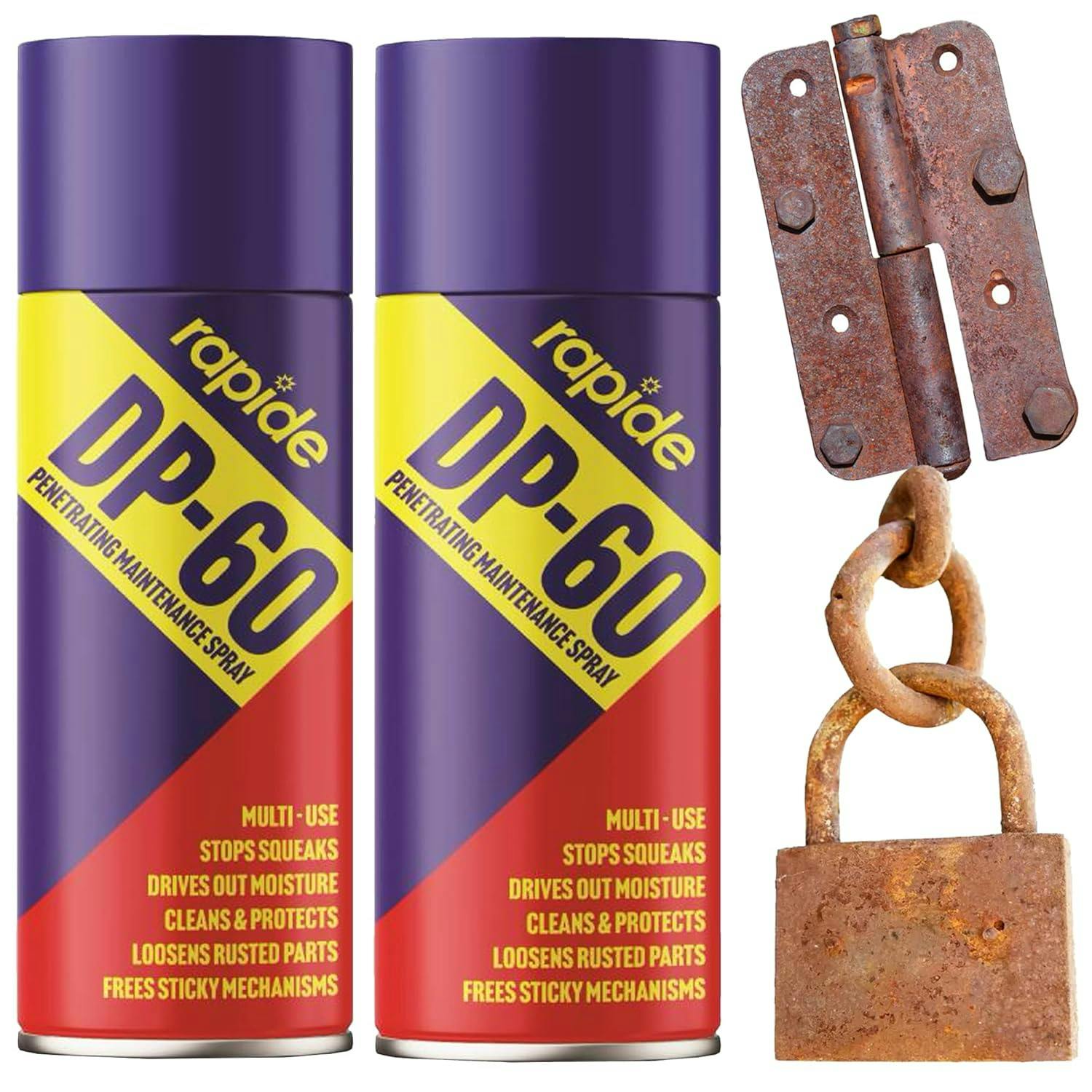 Storm Trading Group Dp-60 Multi-Use Lubricant Spray 250Ml Cleaning Maintenance Spray For Rusted Parts - 6 X
