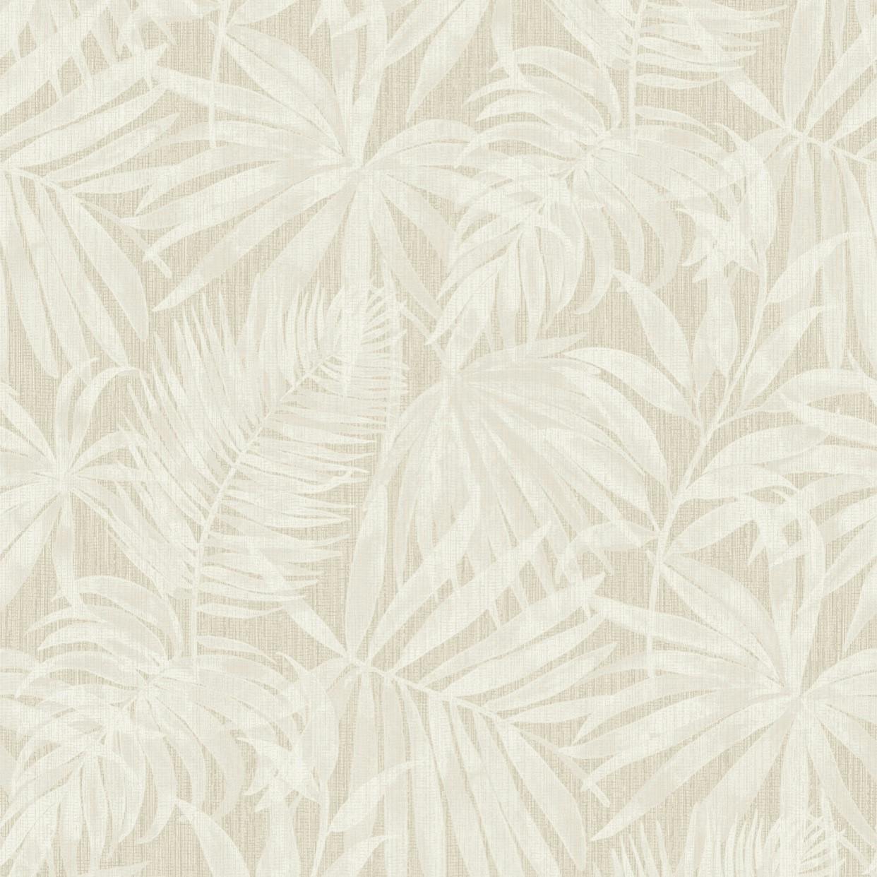 Rackhams Beige Boutique Tropical Palm Leaf Pvc-Free Eco Wallpaper, Taupe