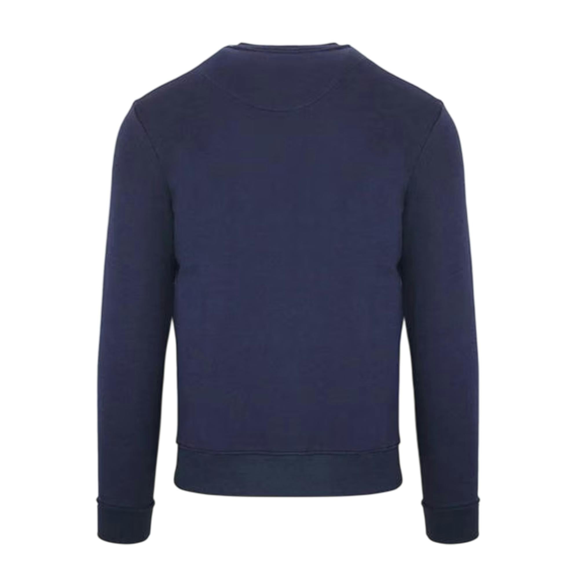 Aquascutum Men's Arched Logo Sweatshirt - Navy - Xxl - Navy - 100% Mixed