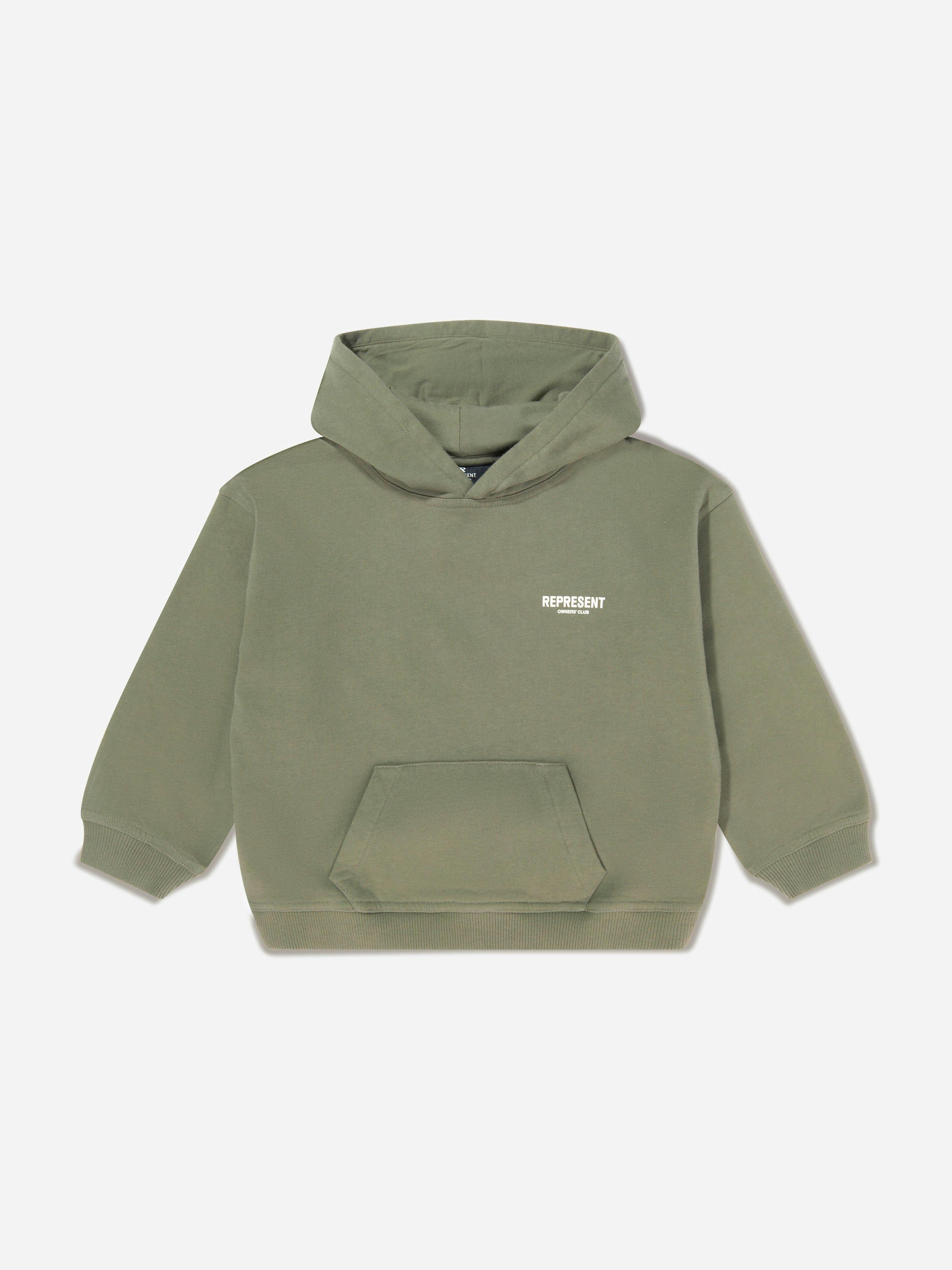 Represent Unisex Kids Green Kids Mini Owners Club Hoodie In - 1 - 2 Yrs